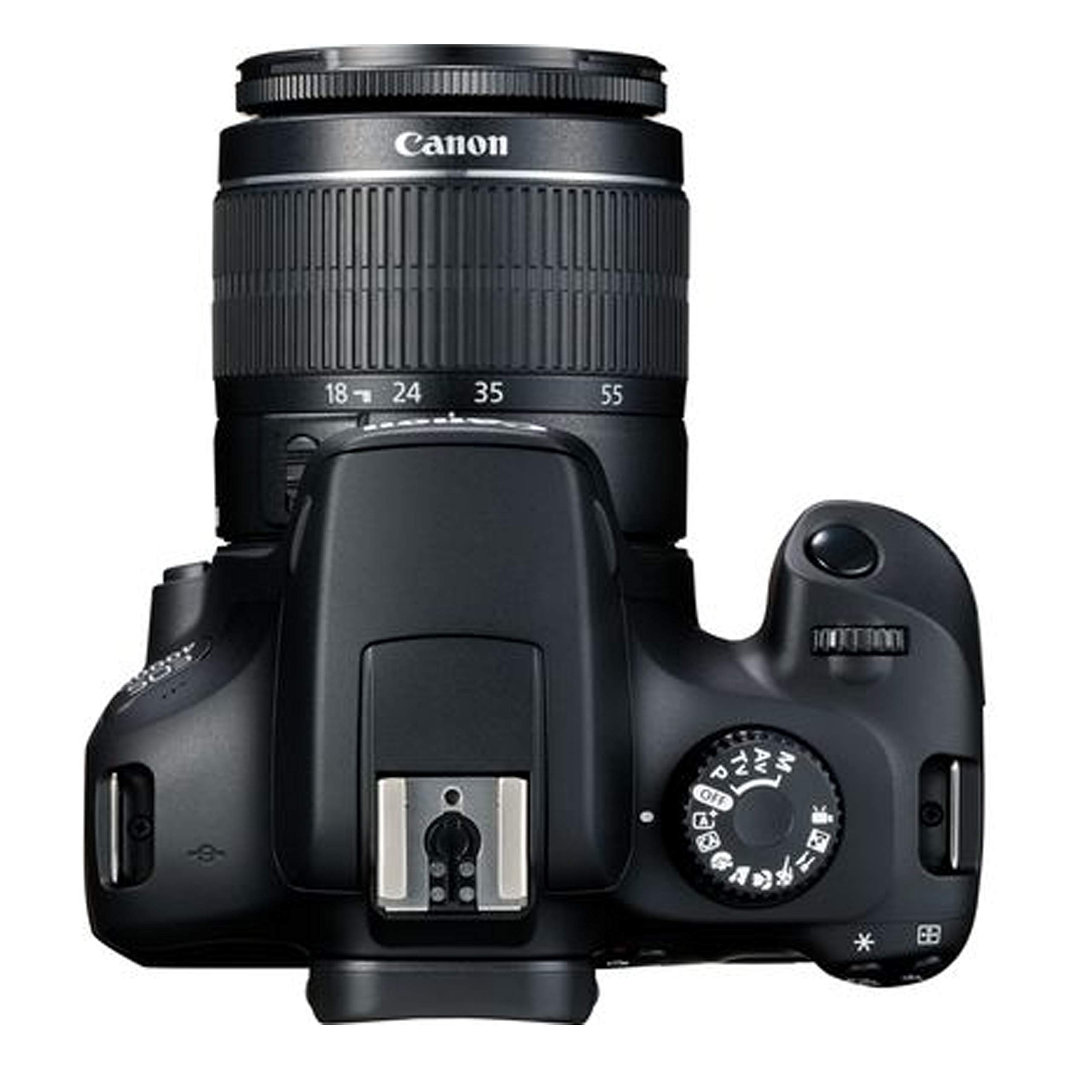 Canon EOS Rebel T100 DSLR Camera Bundle with EF-S 18-55mm Lens, 32GB Memory Card, Case, Tripod & 20pc Filters Kit (Renewed) - Perfect for Travel Photography, Vlogging & Beginner Photographers