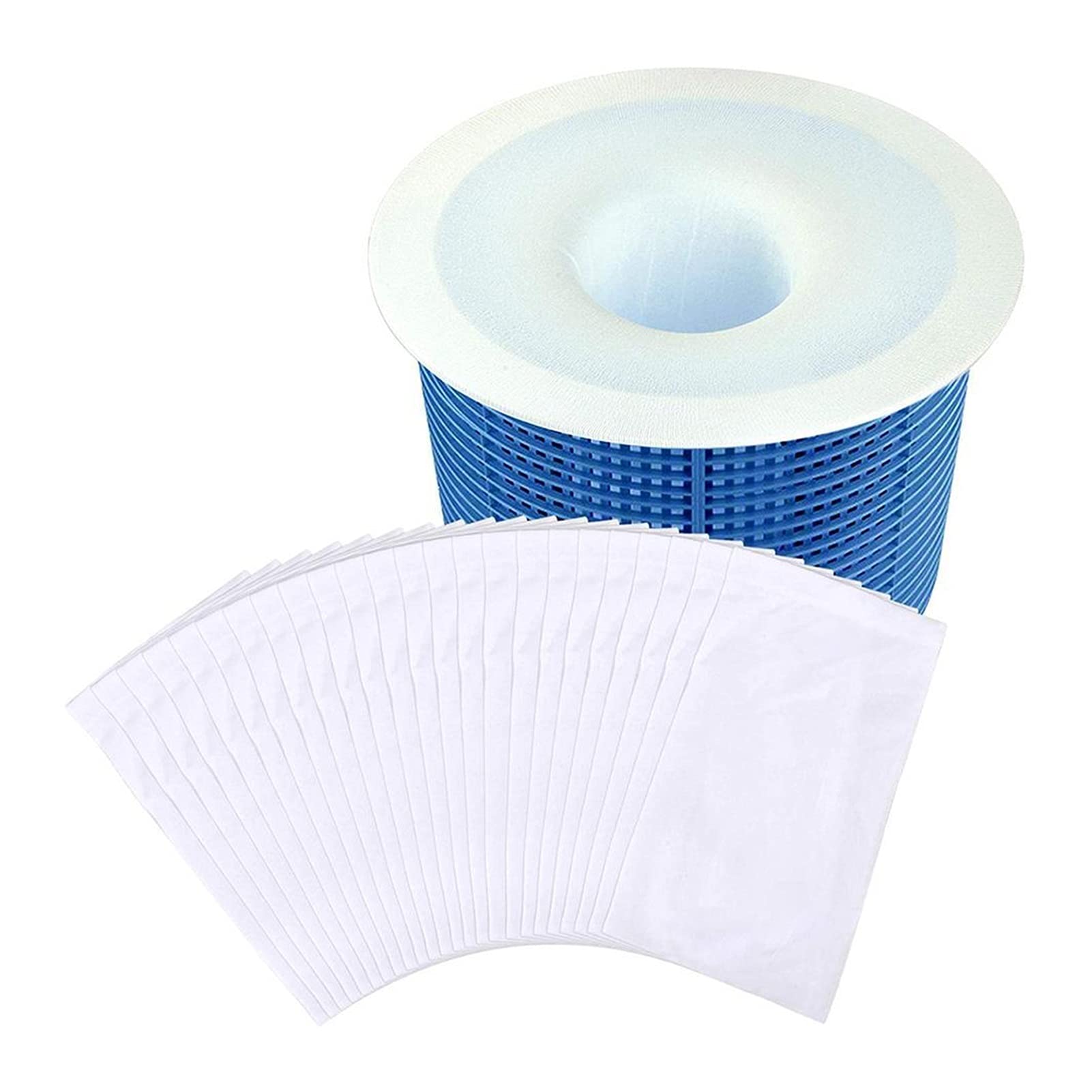 5/10/20PCS Swimming Pool Filter Saver Skimmer Basket Sleeve Mesh Screen Socks - Durable Pool Maintenance Tool for Cleaning Leaves & Debris (Baskets Not Included) - Perfect for Inground & Above Ground Pools