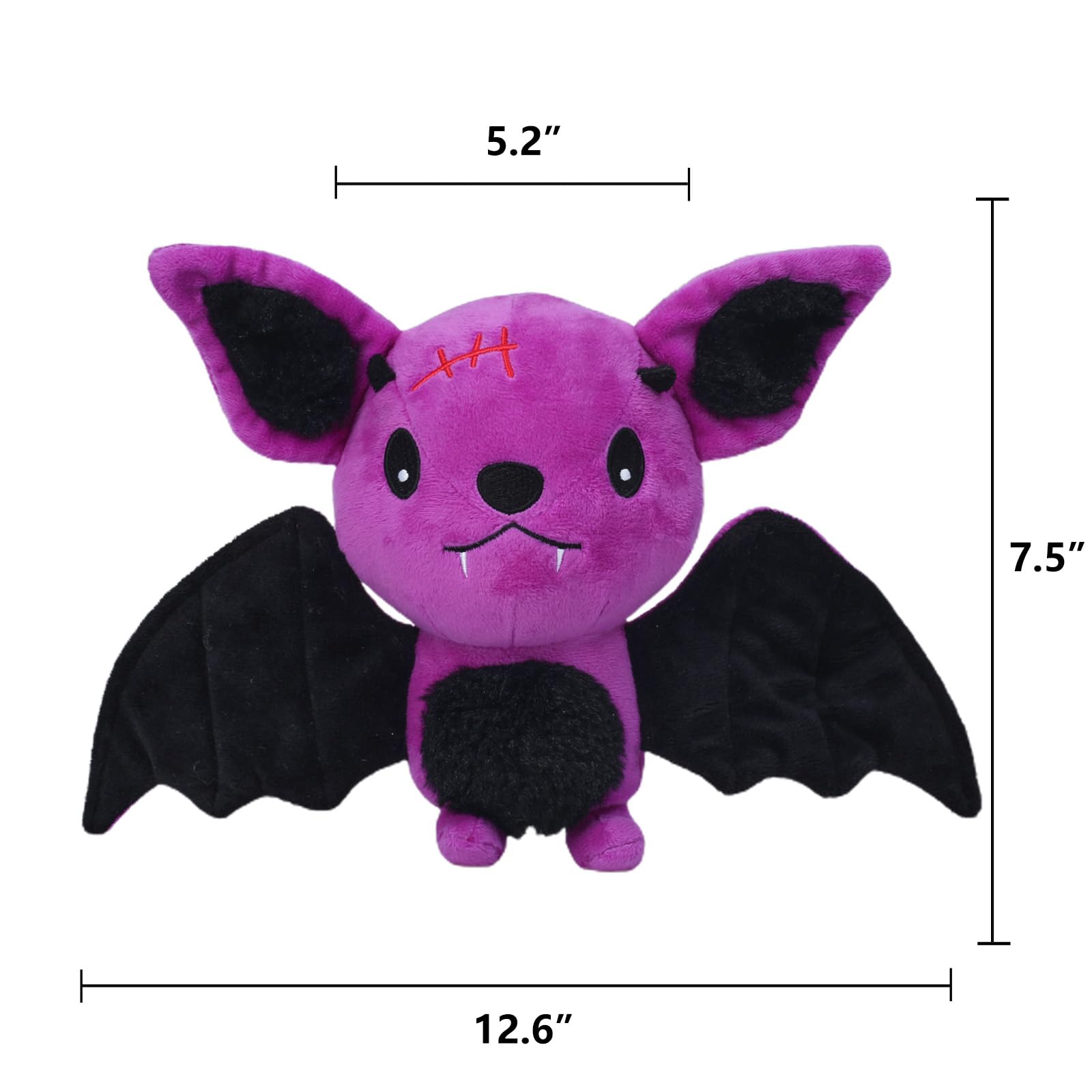 Blnboimrun Interactive Dog Chew Toys for Small, Medium & Large Dogs - Squeaky Plush Puppy Toy with Crinkle Paper, Durable Bat Design for Boredom Relief | Perfect for Playtime, Training & Indoor/Outdoor Fun