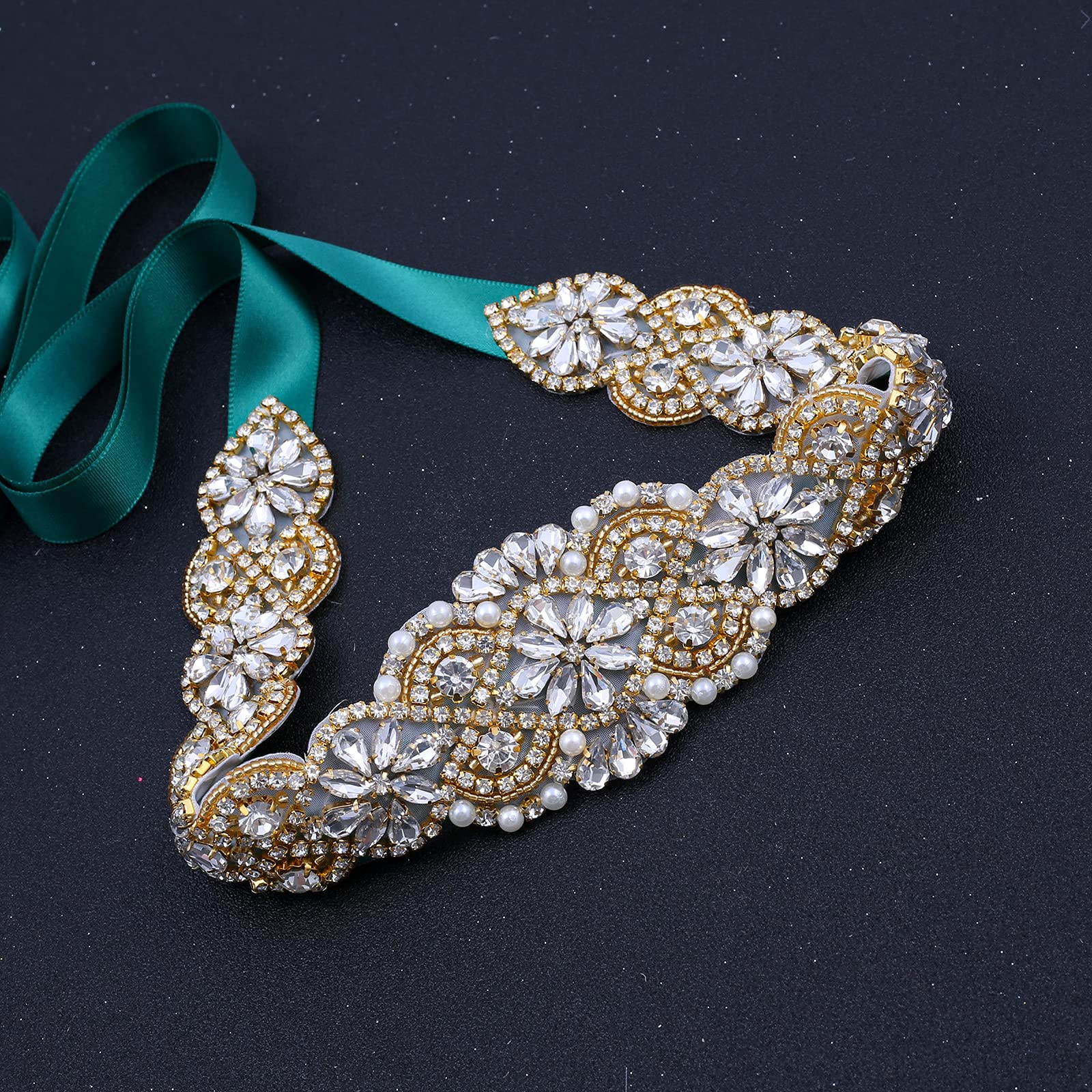 Sparkling Rhinestone Wedding Belt for Bride - Elegant Crystal Bridal Sash for Wedding Dresses & Bridesmaids | Perfect for Ceremony, Reception & Photo Shoots