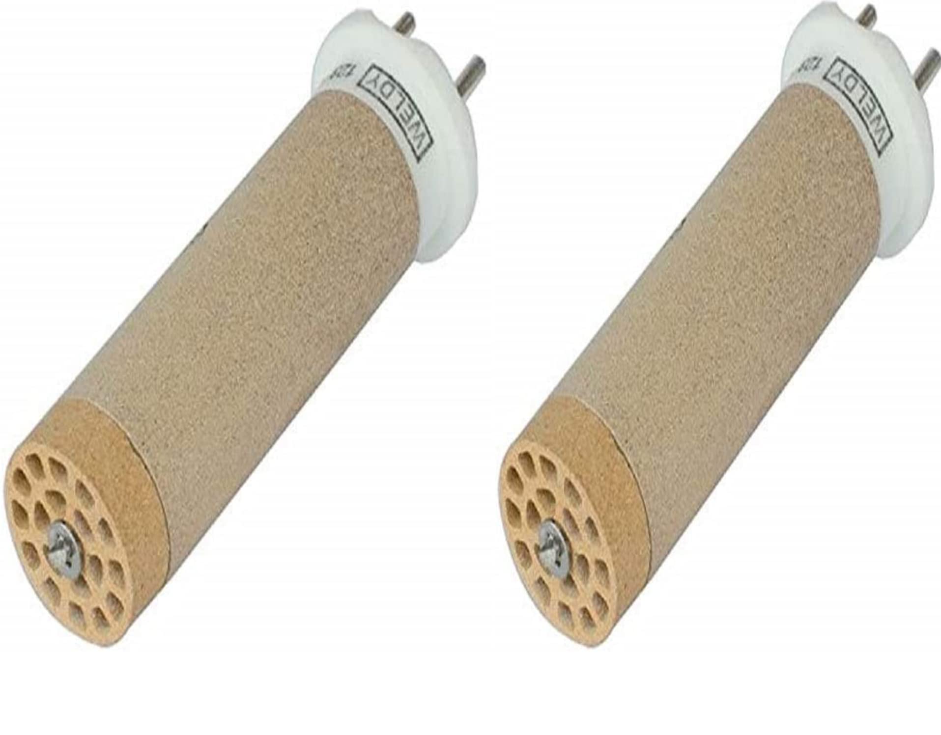 2-Pack Weldy 1550W Ceramic Heating Element for Hot Air Plastic Welder Gun - High Temperature Heating Coil for Crafts, PVC Shrinking, Paint Stripping & DIY Projects | Perfect for Plastic Welding, Heat Shrink Tubing & Surface Treatment