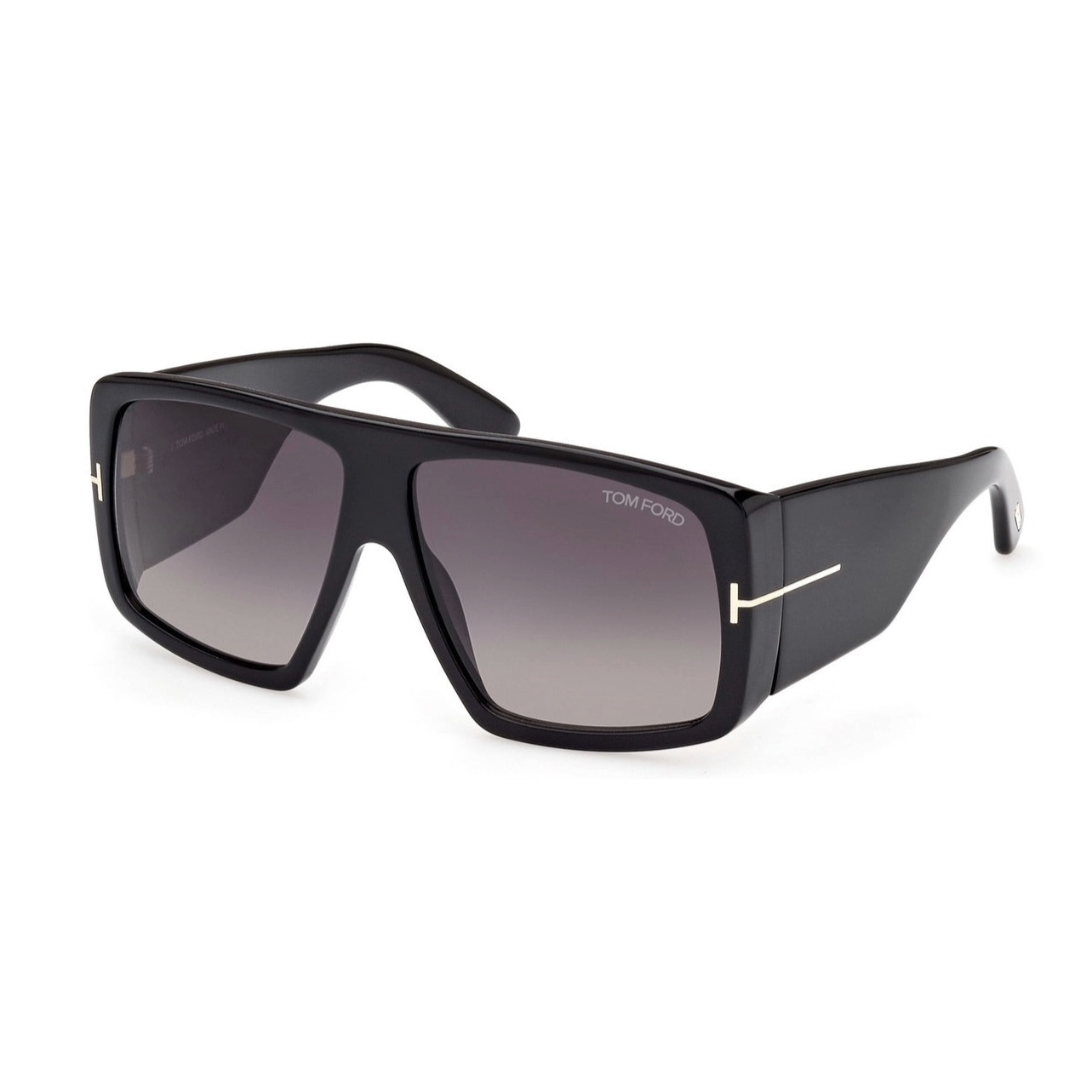 Tom Ford 1036 01B Raven Black Sunglasses - Classic Aviator Style for Men & Women - UV Protection & Polarized Lenses - Perfect for Driving, Travel & Outdoor Activities