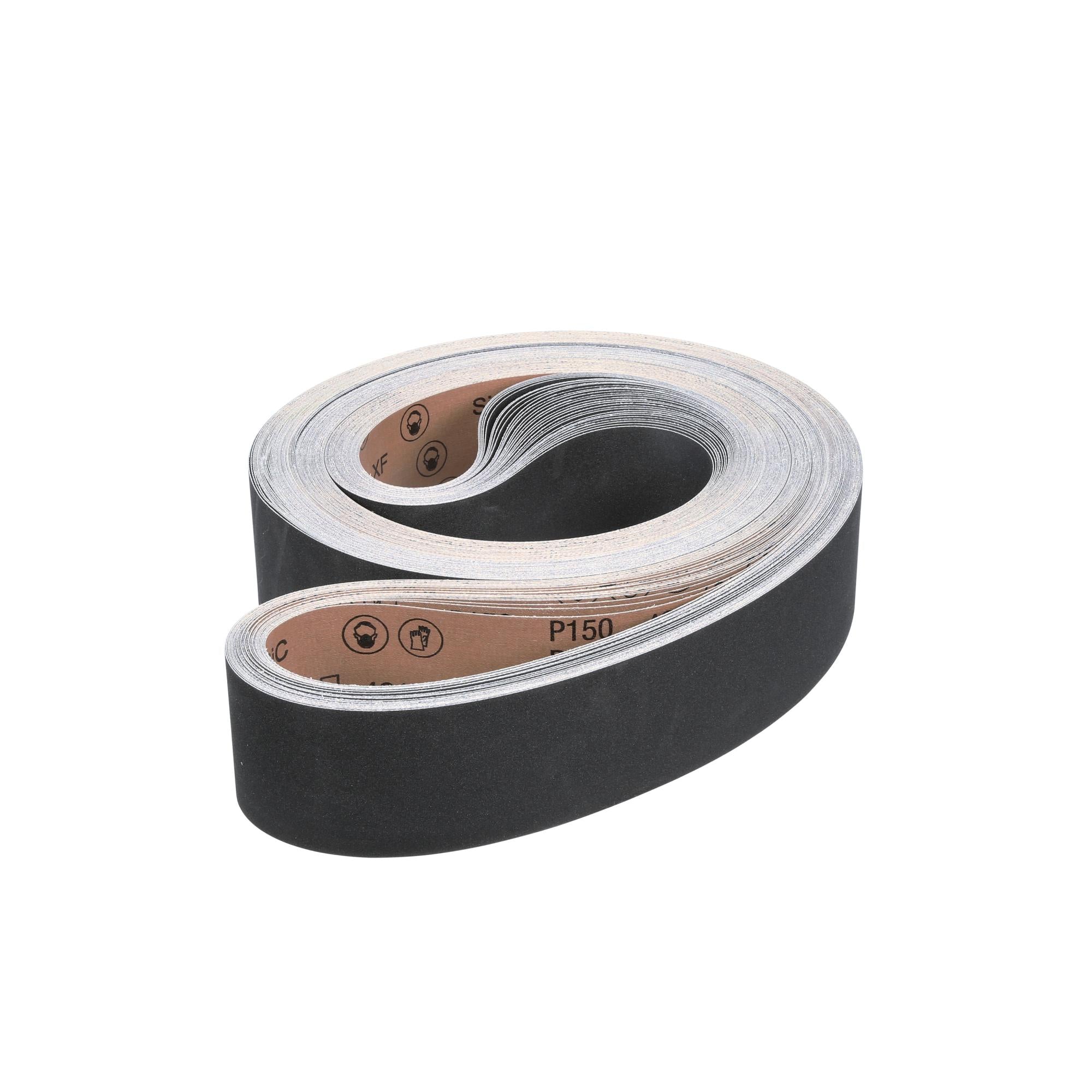 3M 461F Cloth Sanding Belt, P150 XF Fine Grit, 4