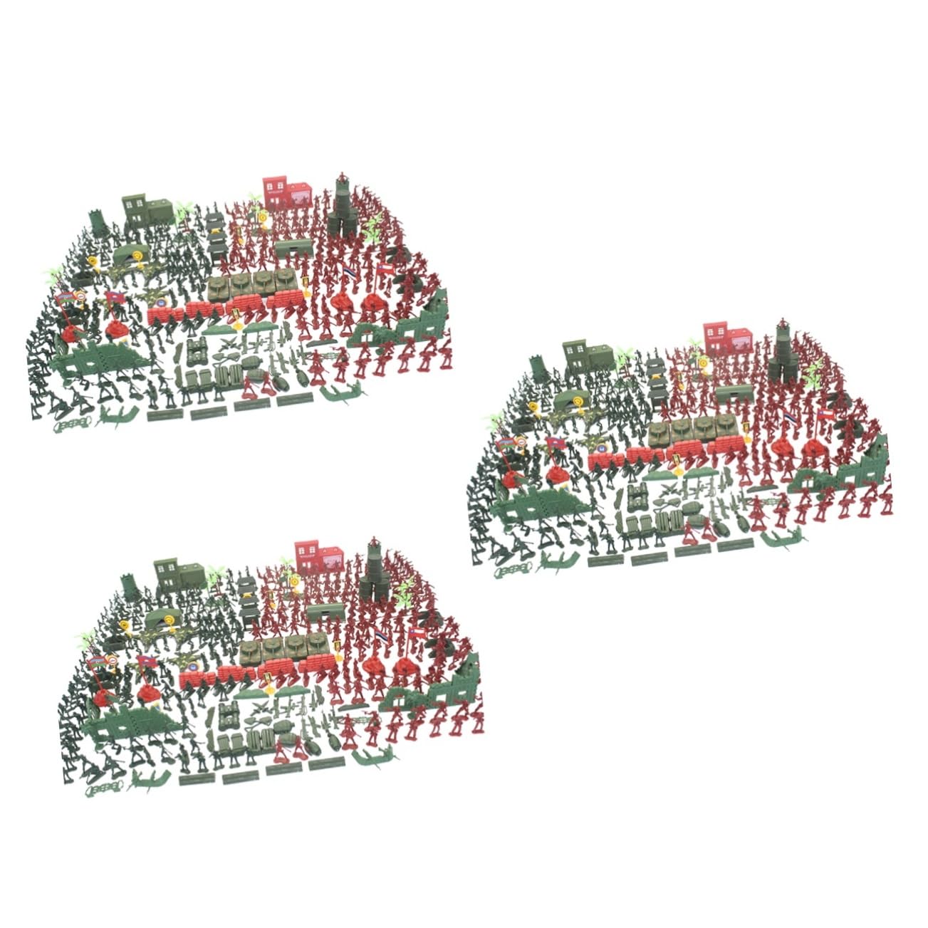 iFundom 990 Pcs Army Soldier Action Figures Set - Mini Military Toy Soldiers for Boys, Kids, and Collectors - Perfect for Playtime, Dioramas, and War-Themed Birthday Parties
