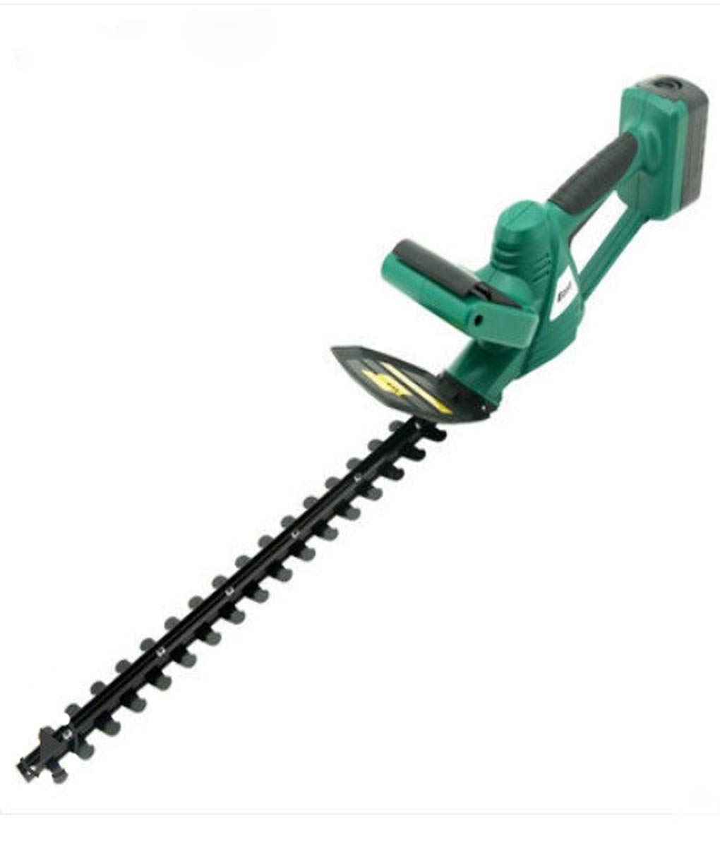 Cordless Electric Hedge Trimmer 18V - Rechargeable Lithium Battery Hedge Cutter & Grass Shear - Lightweight Home Garden Pruning Tool for Lawn Care & Landscaping (Includes Battery)
