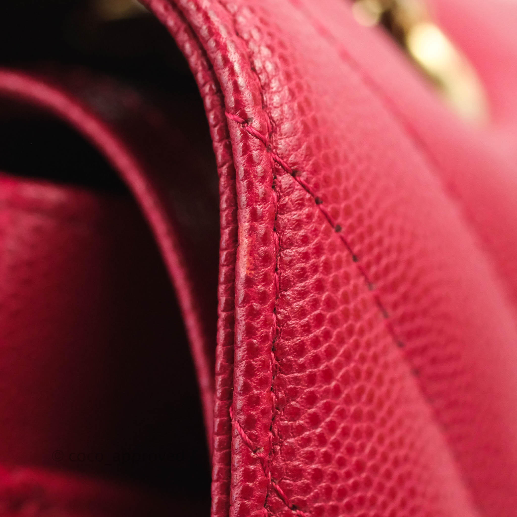 Chanel Classic M/L Medium Chevron Double Flap Bag in Cherry Red Caviar Leather with Gold Hardware - Perfect for Evening Events, Luxury Gifts & Fashionable Outfits