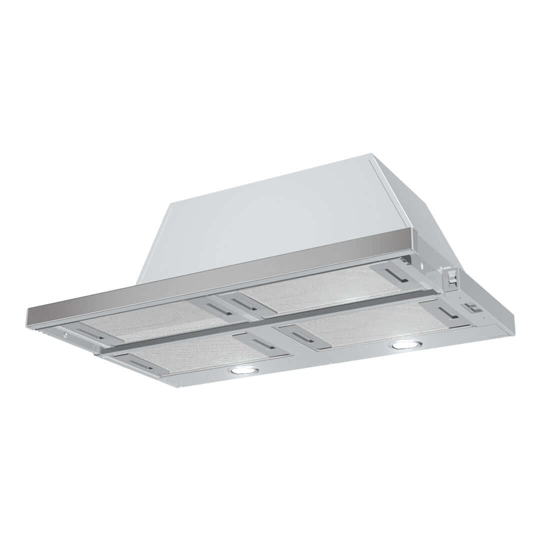 Stainless Steel Faber Cristal Range Hood Insert with Slide-Out Function - Powerful Kitchen Ventilation for Smoke & Odor Removal - Perfect for Modern Kitchens & Cooking Enthusiasts