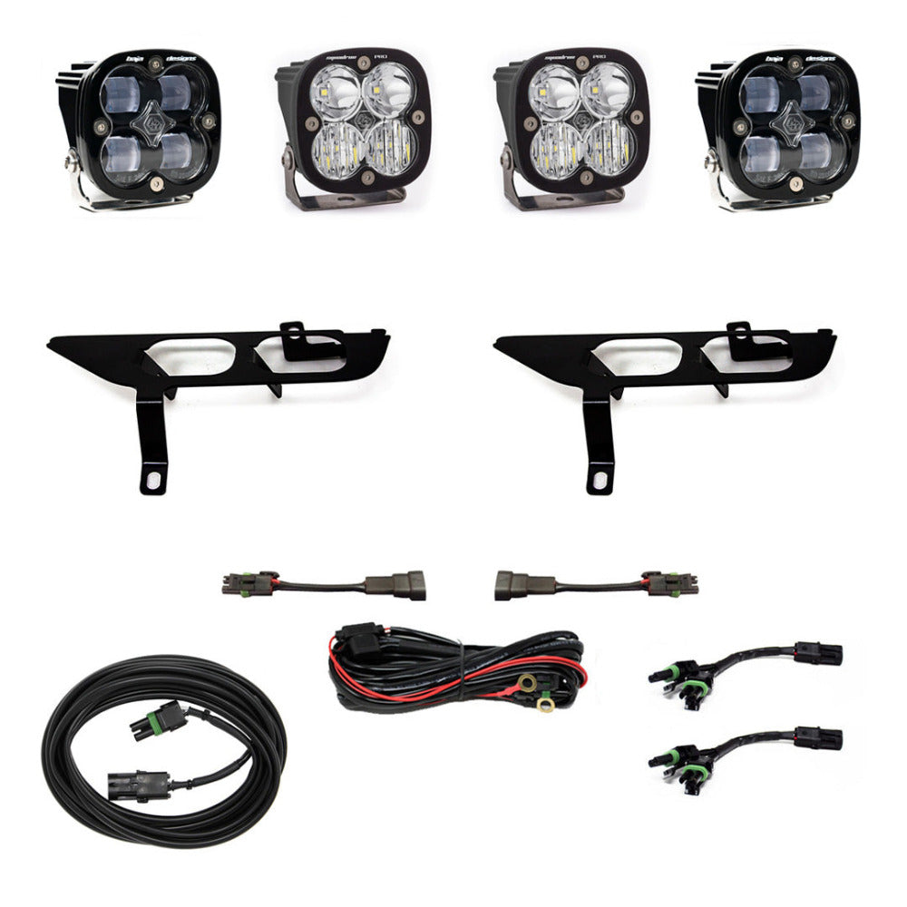 2021-2023 Ford F150 Baja Designs Squadron Pro LED Fog Light Pocket Kit - Off-Road Lighting Upgrade for Enhanced Visibility