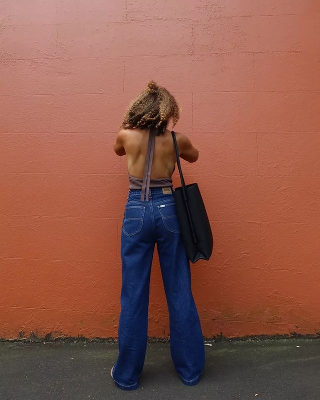 Petite High Waist Wide Leg Jeans for Women - Indigo Wash Denim Pants | Comfortable & Stylish for Casual Outings, Work, and Travel