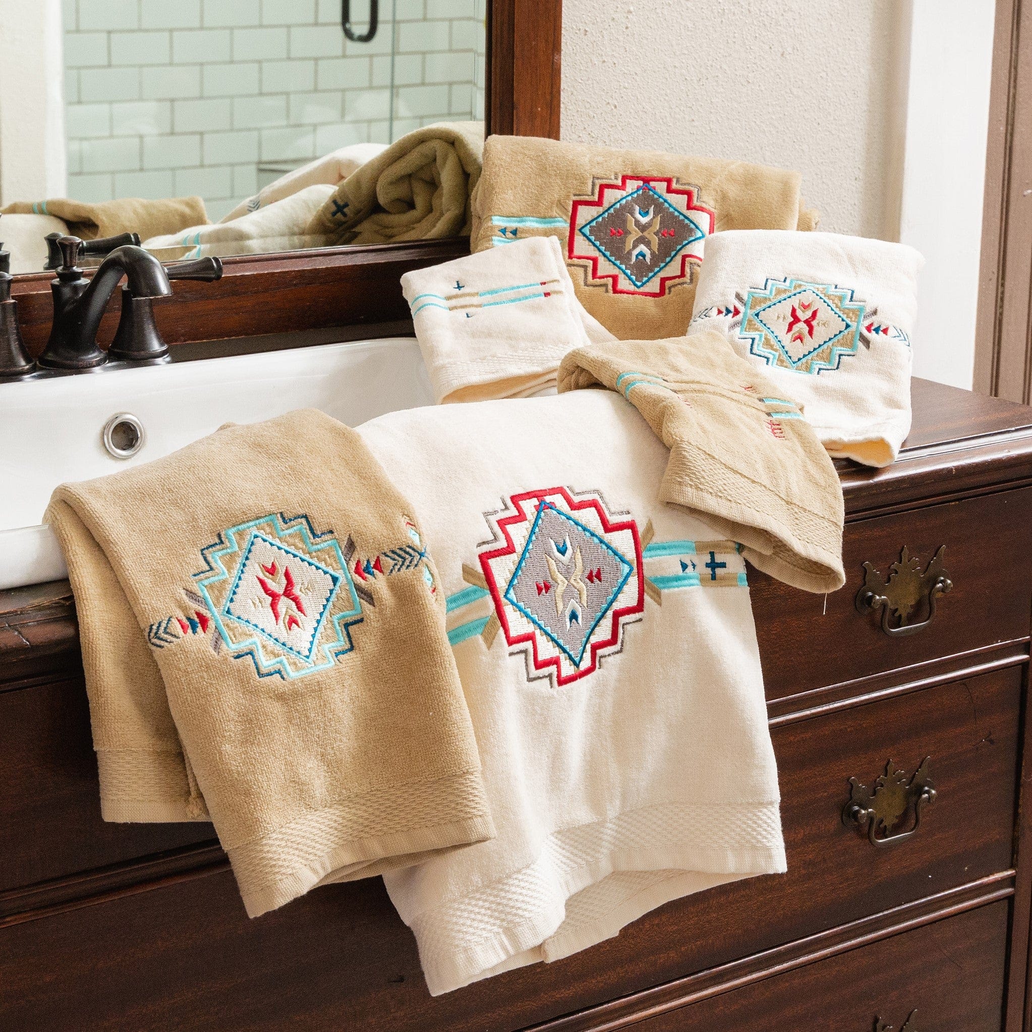 Spirit Valley 3-Piece Bath Towel Set - Soft & Absorbent Cotton Towels for Bath, Spa & Gym Use