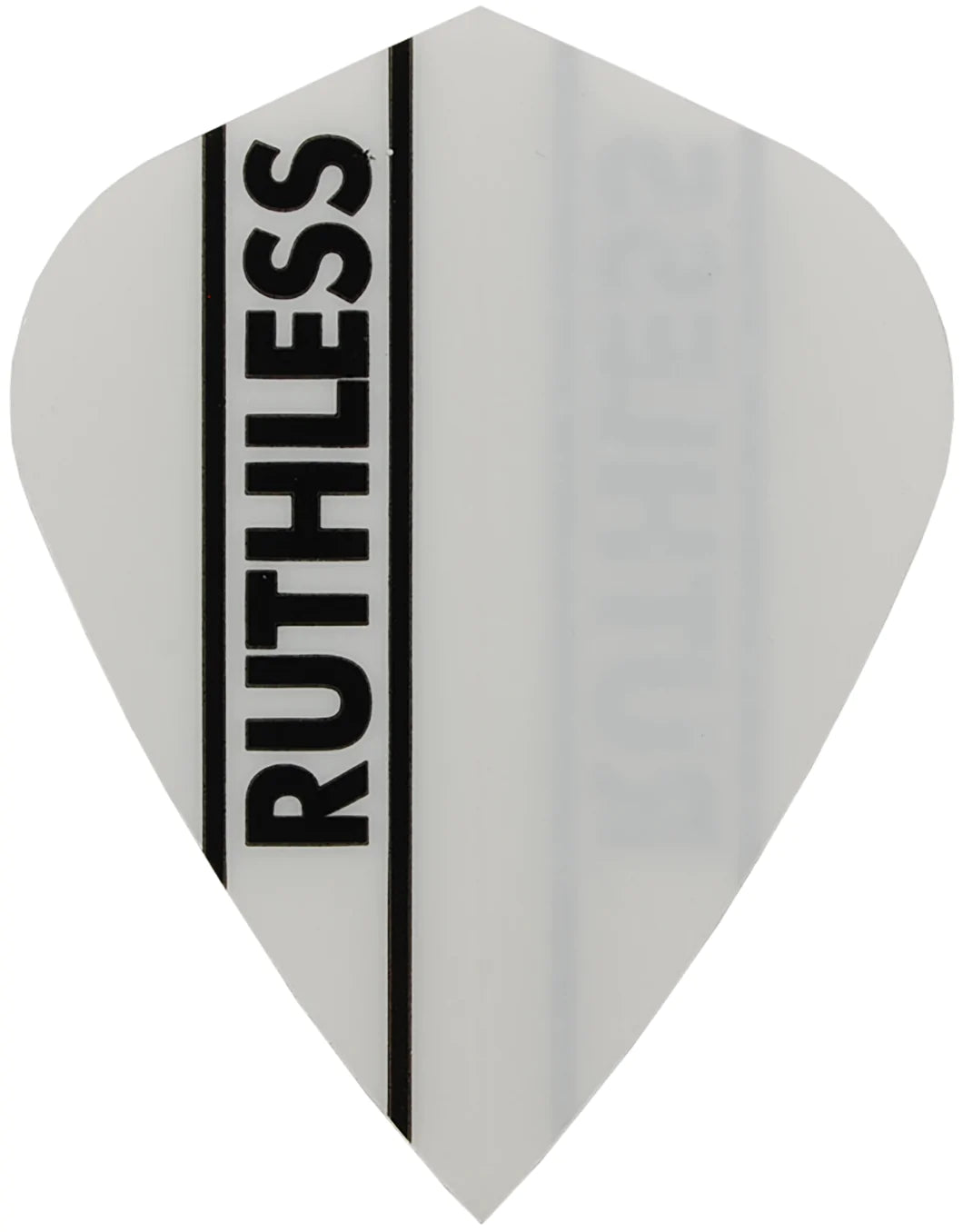 Ruthless Plain Darts Flights - Standard Shape for Steel Tip & Soft Tip Darts - Perfect for Casual Play, Tournaments & Practice at Home or Bar