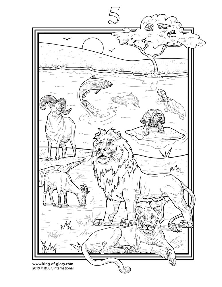 King of Glory Coloring Book - 70 Scenes from the Book & Movie | Stress Relief & Creative Fun for Adults & Kids
