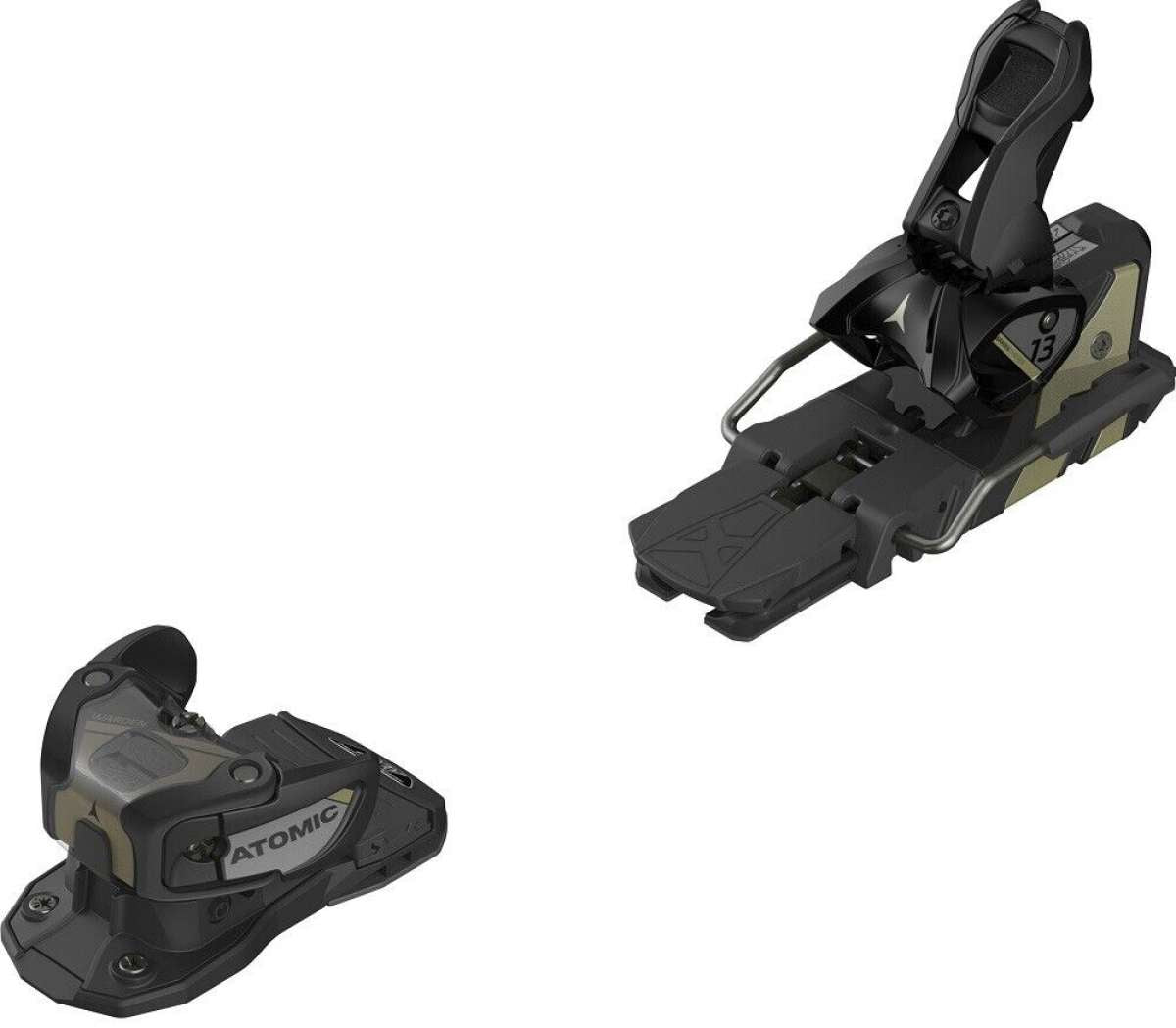 Atomic Warden 13 MNC Ski Bindings 2021 - Multi-Norm Compatible Alpine Touring Bindings for Backcountry & Resort Skiing - Perfect for All-Mountain Freeride & Powder Adventures