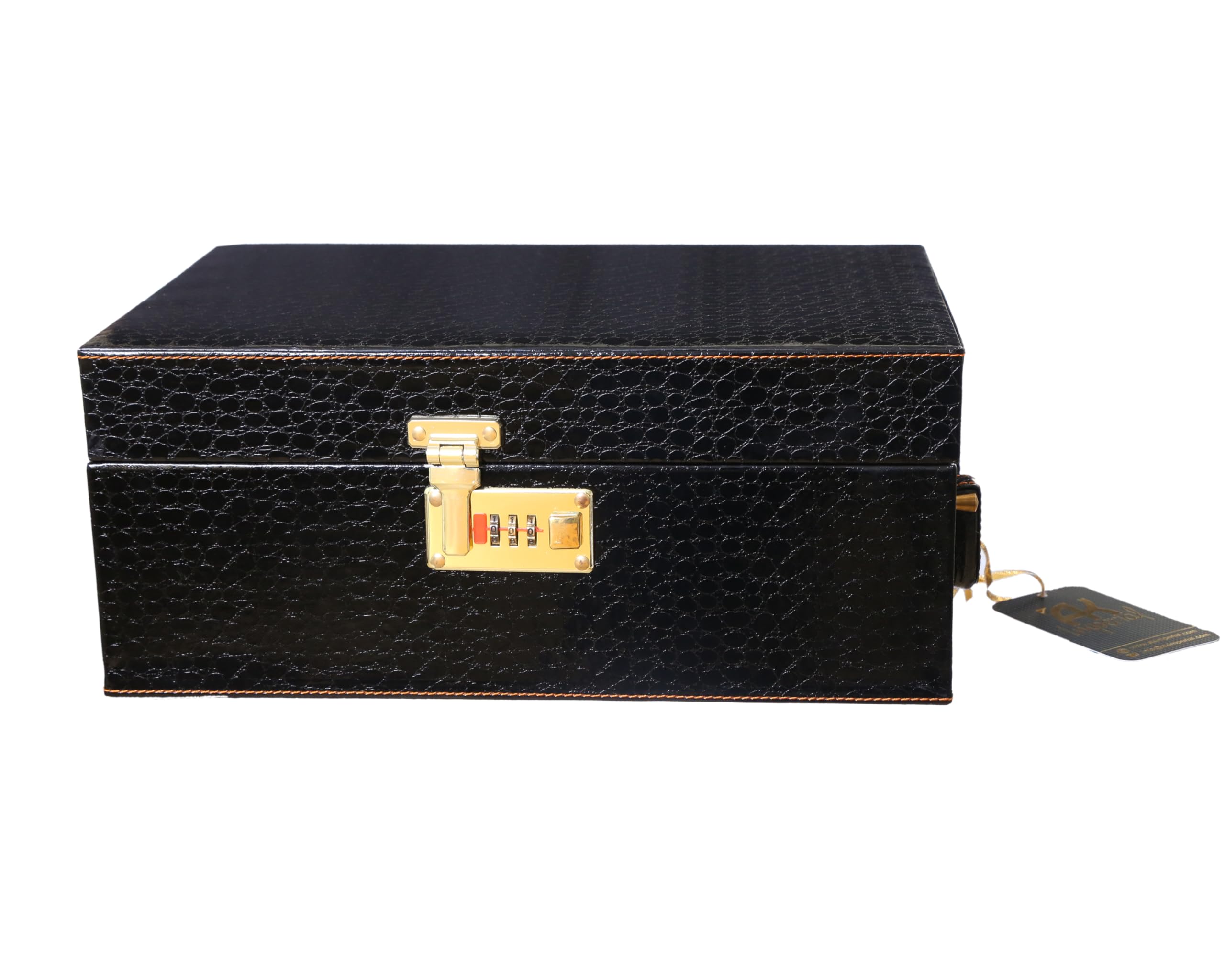 ElitePour Premium 9-Piece Black Croc Print Bar Set with Crystal Whisky Glasses, Tong, Flask, Openers & Peg Measure | Travel, Party, Car & Gift Bar Accessories Set | Perfect for Home Bars, Outdoor Camping & Wedding Gifts