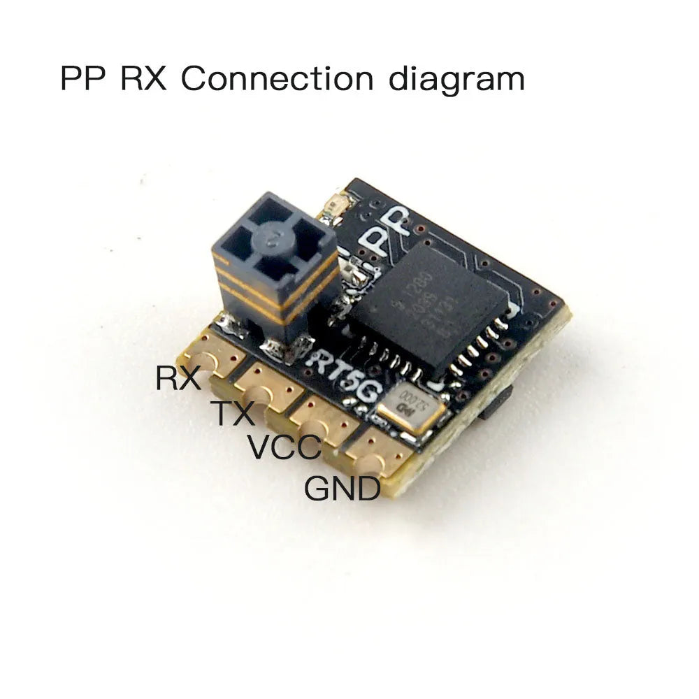 Happymodel 2.4GHz ExpressLRS ELRS Nano Series Receiver Module - PP RX / EP1 RX / EP2 RX for FPV Drones, RC Planes, and DIY Robotics Projects