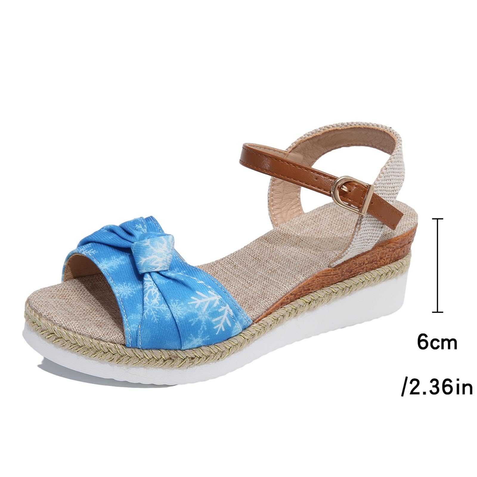 Women's Summer Wedge Sandals - Roman Fish Mouth Dressy Sandals for Clearance Sale | Perfect for Beach, Vacation & Casual Outfits