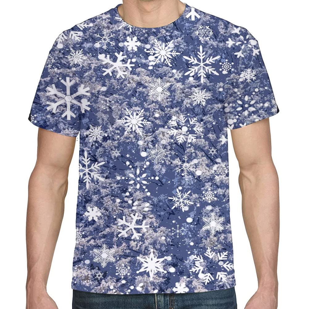 Gecaitez Men's 3D Printed Graphic T-Shirt - Trendy Short Sleeve Tee for Casual Wear (Sizes S-3XL) | Perfect for Streetwear, Parties & Everyday Outfits