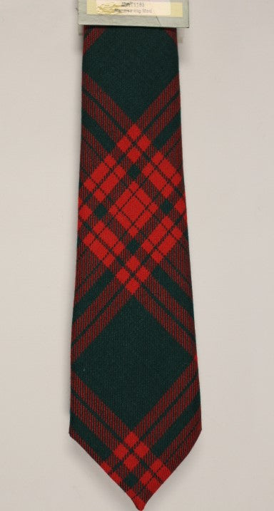 Stylish Menzies Hunting Modern Tartan Tie for Men - Perfect for Weddings, Business Meetings & Formal Occasions