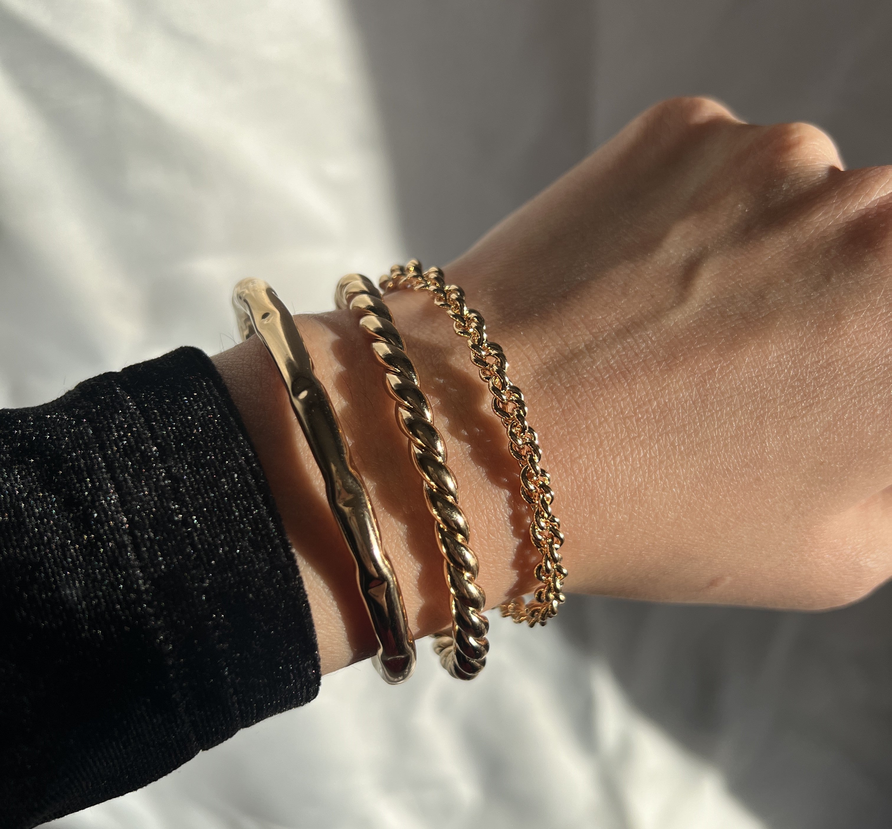 Handmade Carved Open Bangle Bracelet for Women - Boho Chic Adjustable Cuff Jewelry - Perfect for Casual Wear, Parties & Special Occasions