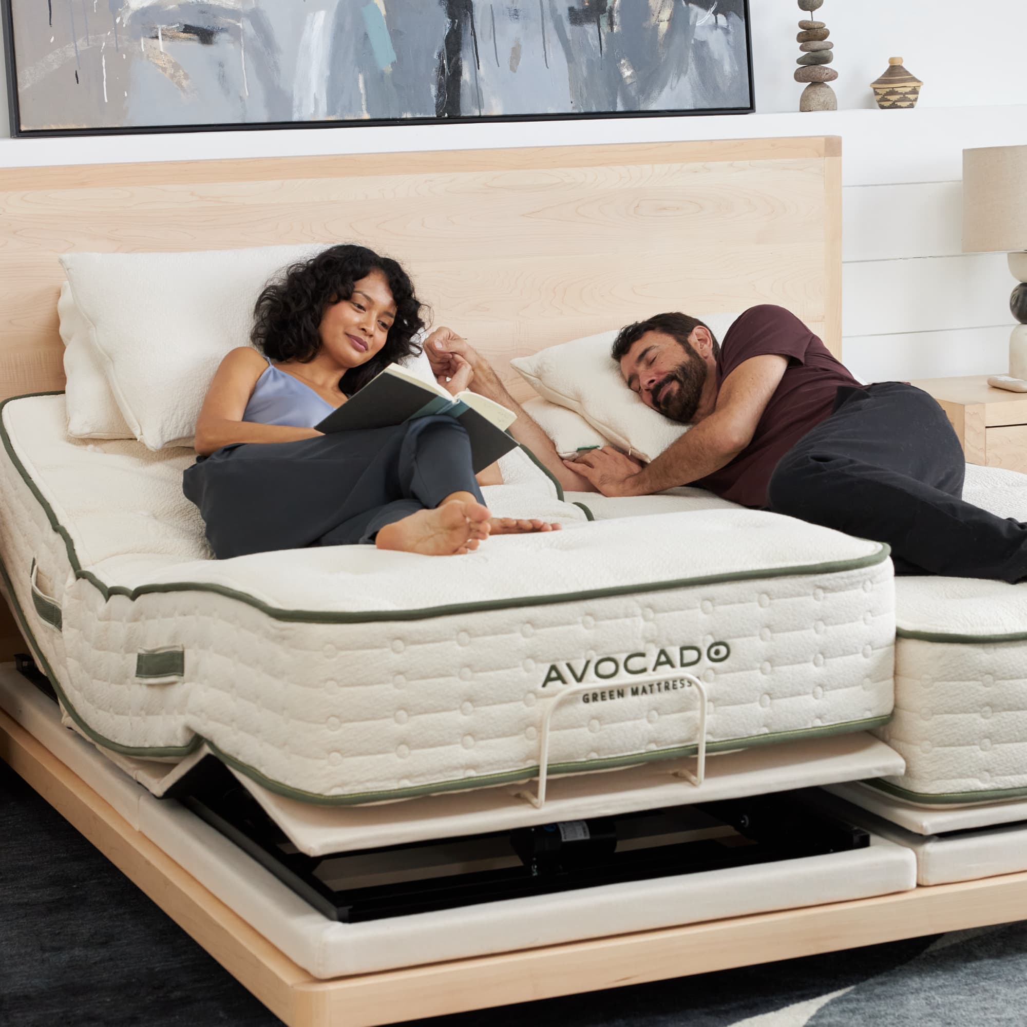 Organic Avocado Green Mattress - Eco-Friendly, Non-Toxic & Hypoallergenic Queen Size Bed for Healthy Sleep | Perfect for Allergy Sufferers & Sustainable Home Decor