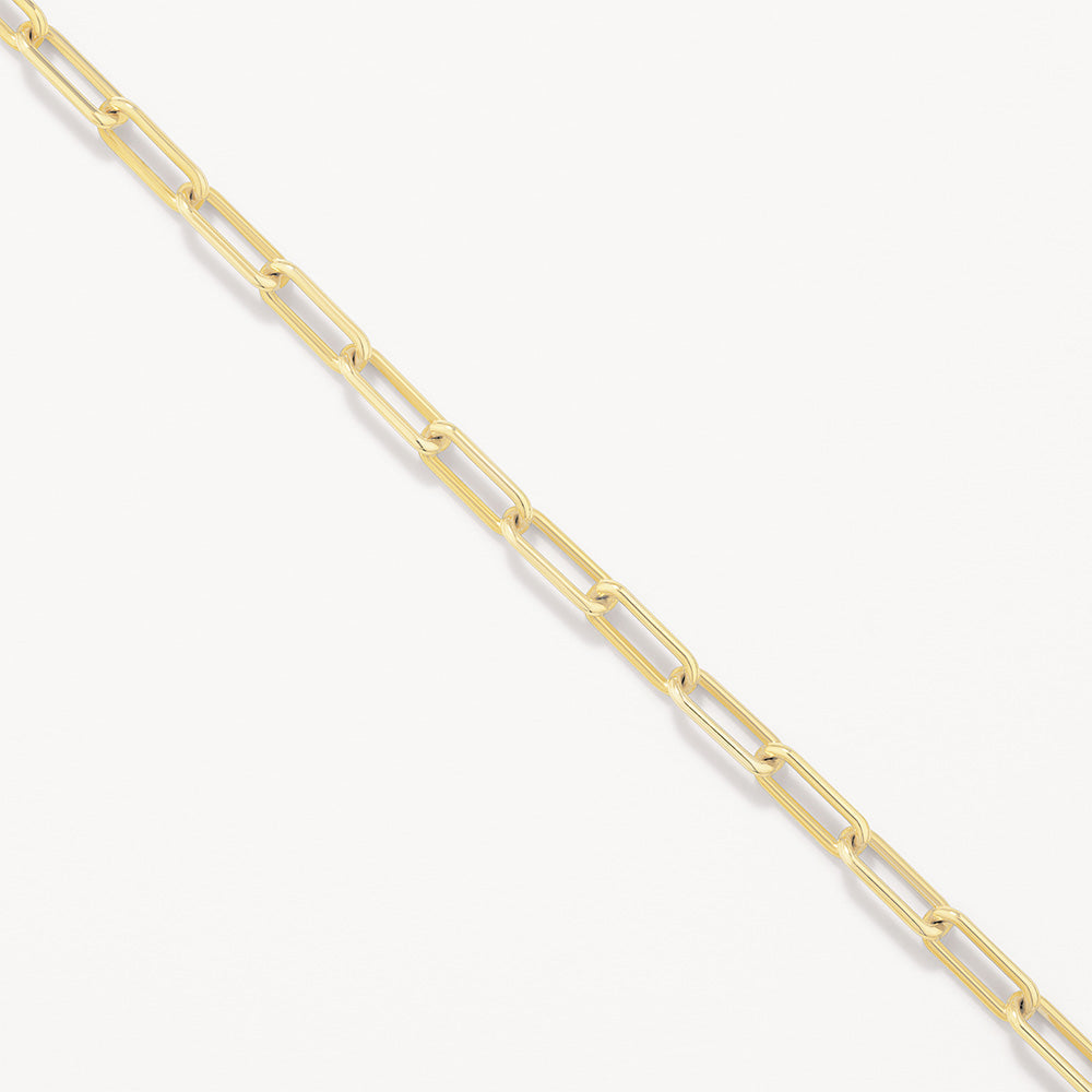 Gold Paperclip Chain Necklace - Trendy Layering Jewelry for Women, Perfect for Everyday Wear & Gift Giving