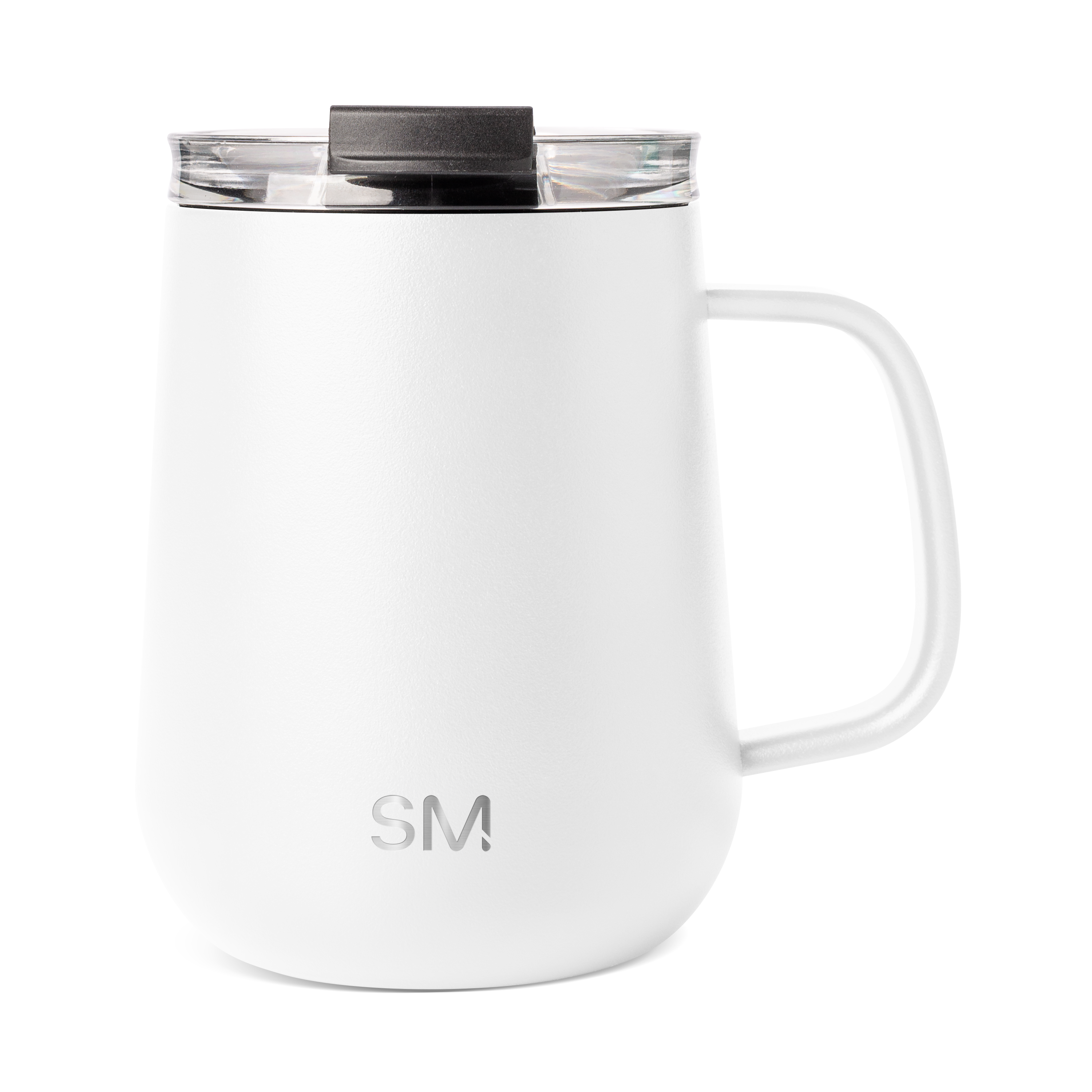 Premium 12 oz Voyager Coffee Mug with Handle - Insulated Travel Mug for Hot & Cold Drinks - Perfect for Office, Commute, Camping & Outdoor Adventures