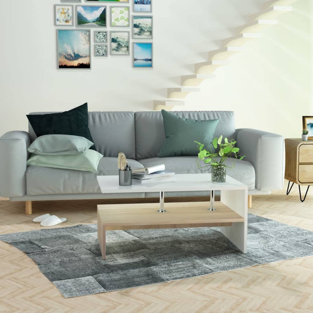 Modern Coffee Table with Storage - 35.4