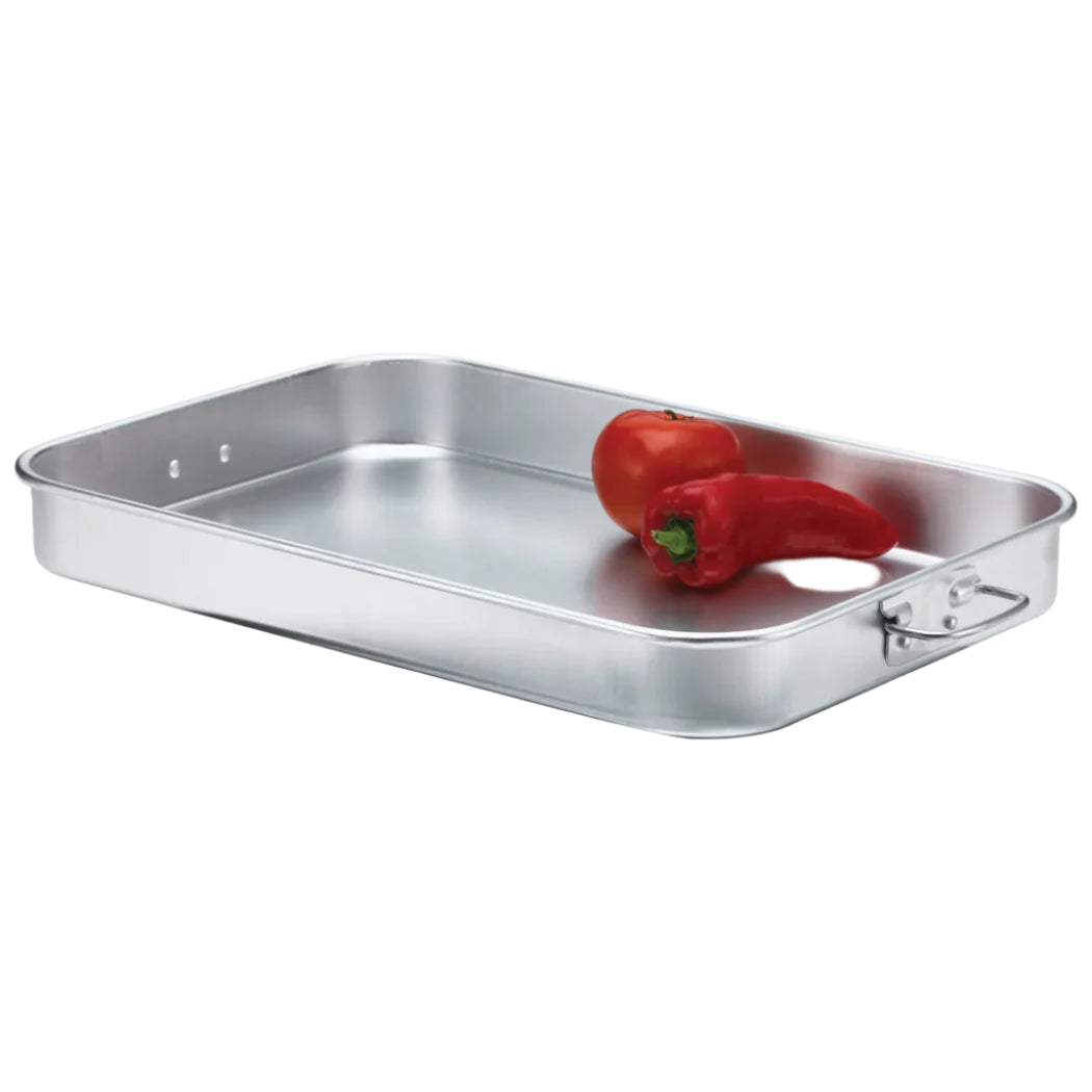 Thermalloy 18.75 x 13 x 2.5 Inch Heavy Duty Roasting Pan with Non-Stick Coating - Perfect for Oven Roasting Turkey, Chicken, Vegetables, and Holiday Meals
