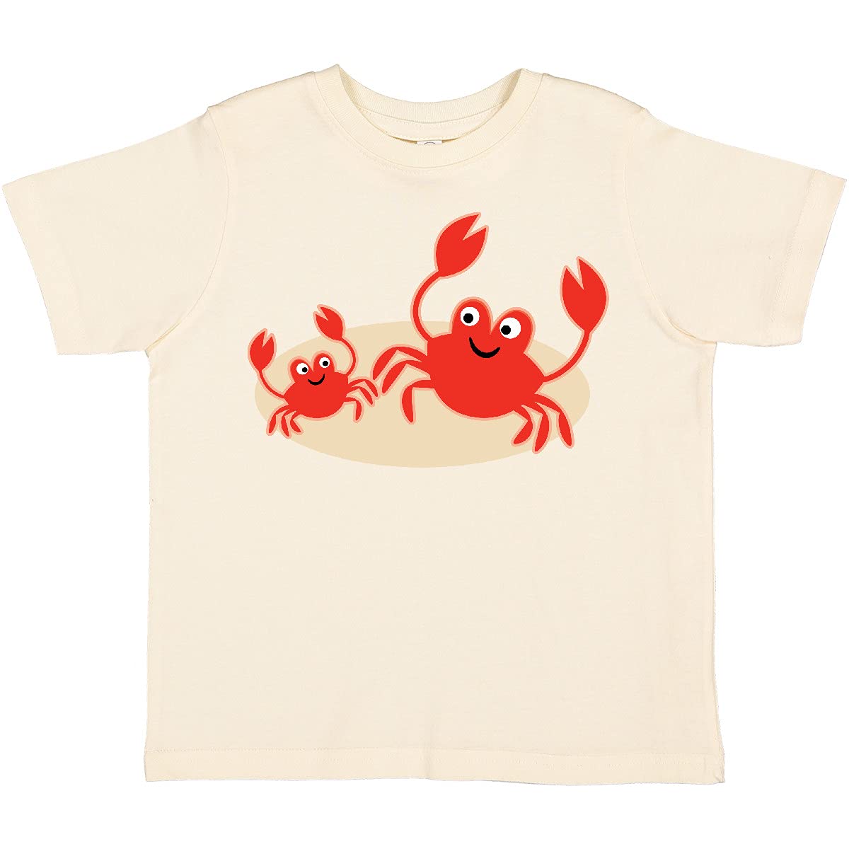 Inktastic Cute Beach Crabs Vacation Toddler T-Shirt - Soft Cotton Kids Tee for Summer Travel, Beach Trips & Family Holidays