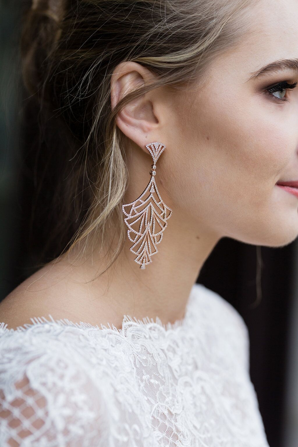 Empire Earrings for Women - Elegant Gold Hoop Earrings for Everyday Wear | Perfect for Parties, Weddings & Office