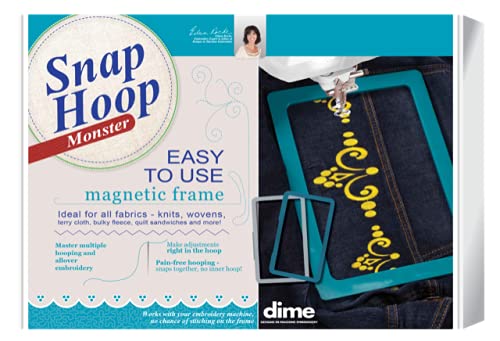 Bernina Snap Hoop Monster (210 x 400mm) - Magnetic Embroidery Hoop for Machine Embroidery - Perfect for Quilting, Applique & Decorative Stitching