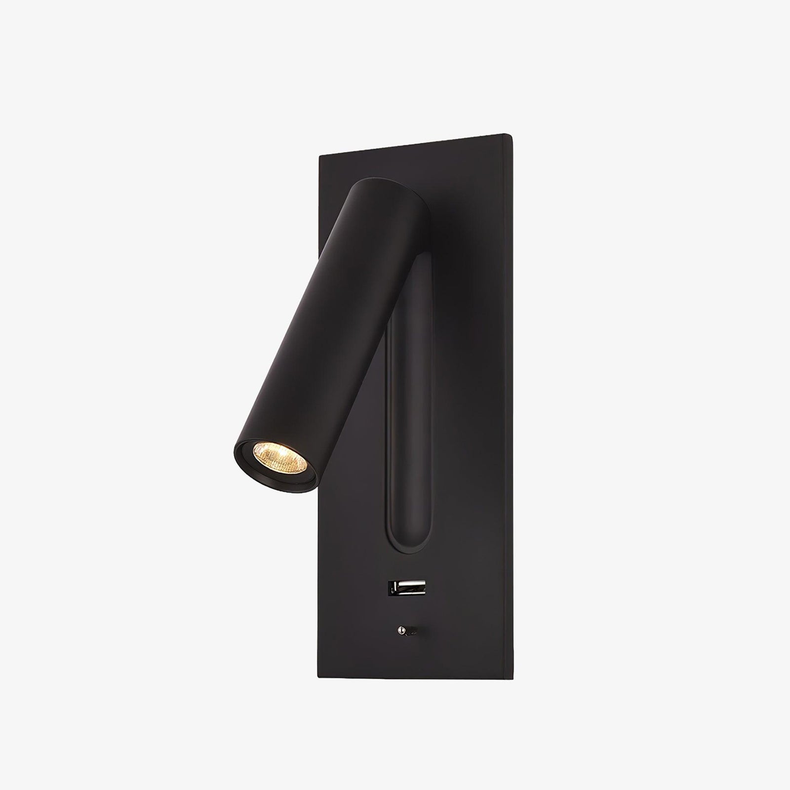 Black USB Wall Light for Bedroom - Touch Control Night Light with 3 Color Modes, Perfect for Kids Room, Nursery, Hallway & Bathroom Nightlight
