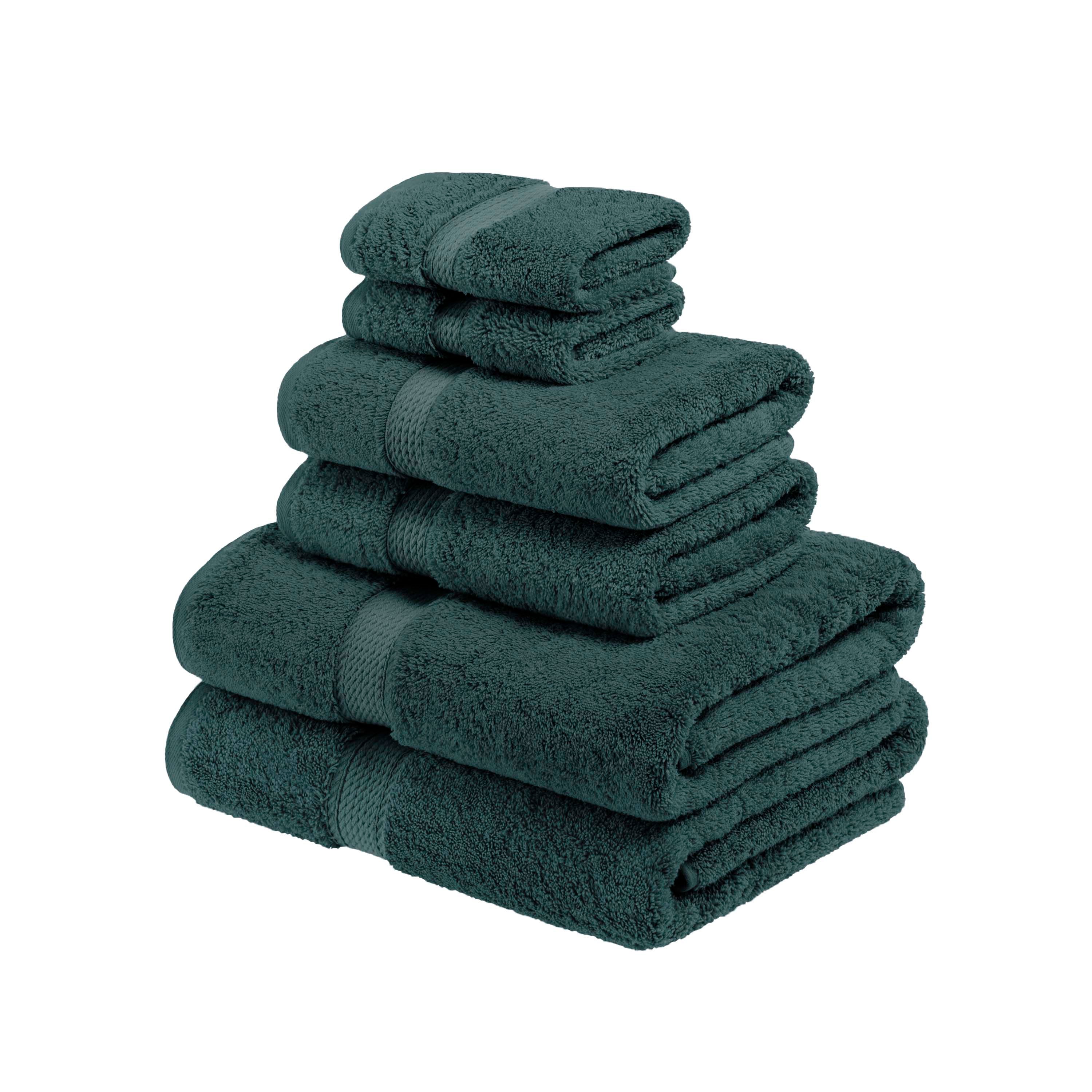 Premium 6-Piece Egyptian Cotton Towel Set - Ultra Soft, Heavyweight & Luxurious Bath Towels for Spa, Hotel & Home Use