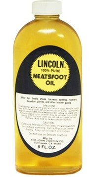 Saderma Lincoln 100% Pure Neatsfoot Oil for Leather Care - Best for Boots, Saddles & Baseball Gloves Conditioning & Waterproofing