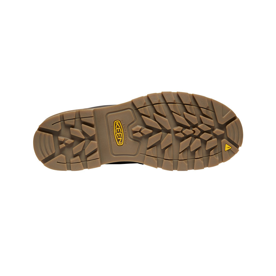 Men's Seattle Romeo Soft Toe Work Boots - Cascade Brown & Black Leather - Durable Comfort for Construction, Hiking & Outdoor Work