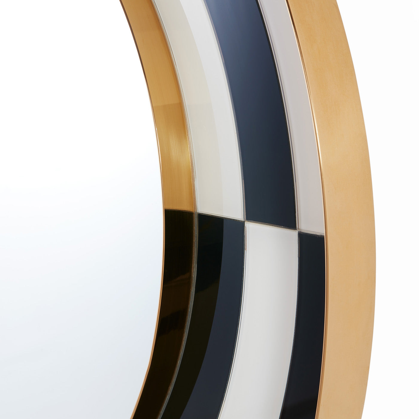 Op Art Mirror - Modern Abstract Wall Decor for Living Room, Bedroom & Office - Unique Optical Illusion Design for Home & Office Decor
