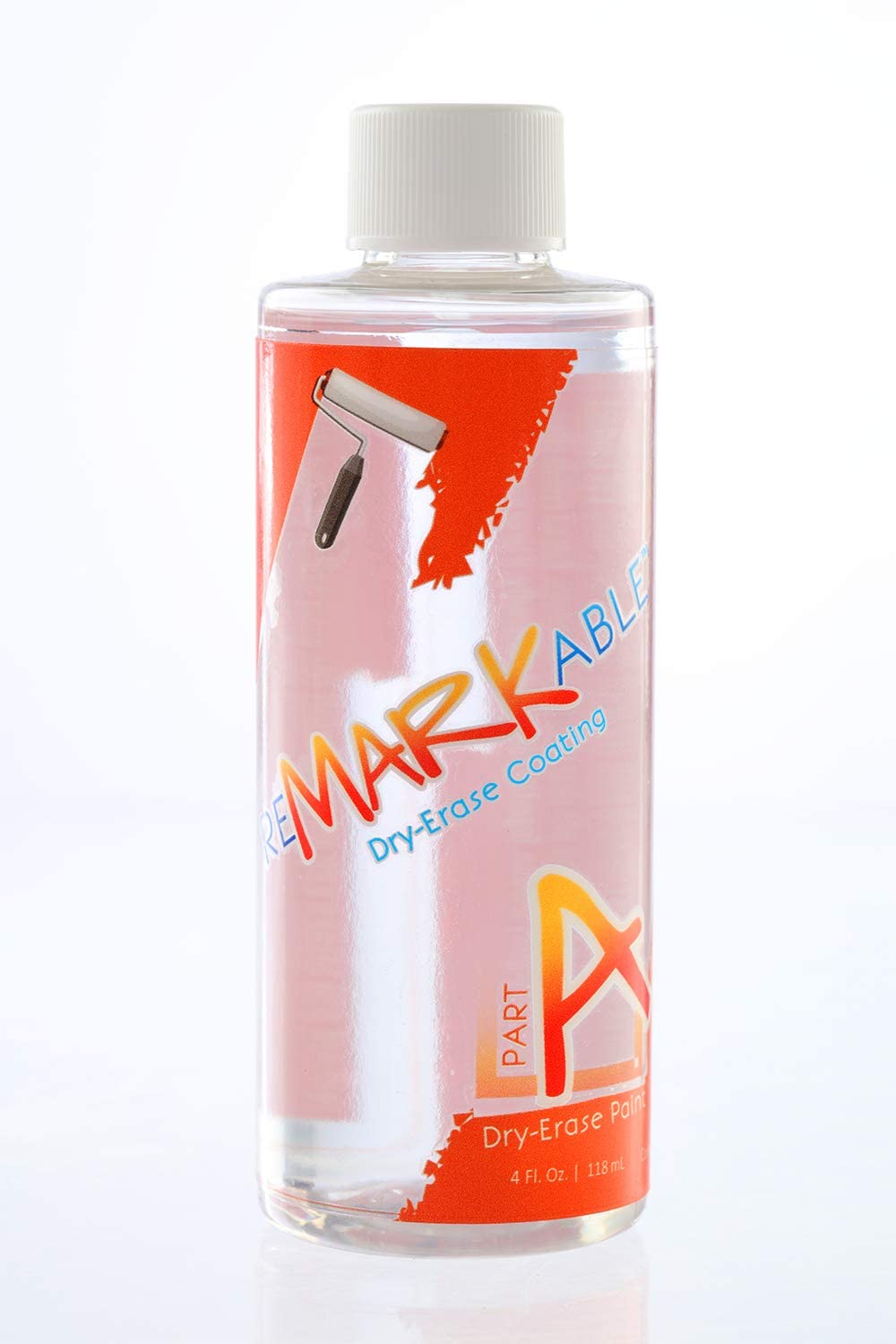 Remarkable Whiteboard Dry Erase Paint Kit - 35 ft² Clear Coating, Transforms Any Surface into a Whiteboard (12 fl oz) - Perfect for Home Offices, Classrooms & DIY Projects