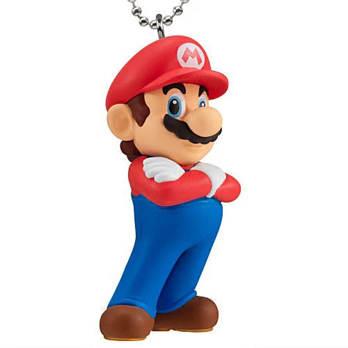 Super Mario Keychain - 1.5 Inch Official Bandai Collectible Charm for Nintendo Fans | Perfect for Backpacks, Key Rings & Gamer Gifts