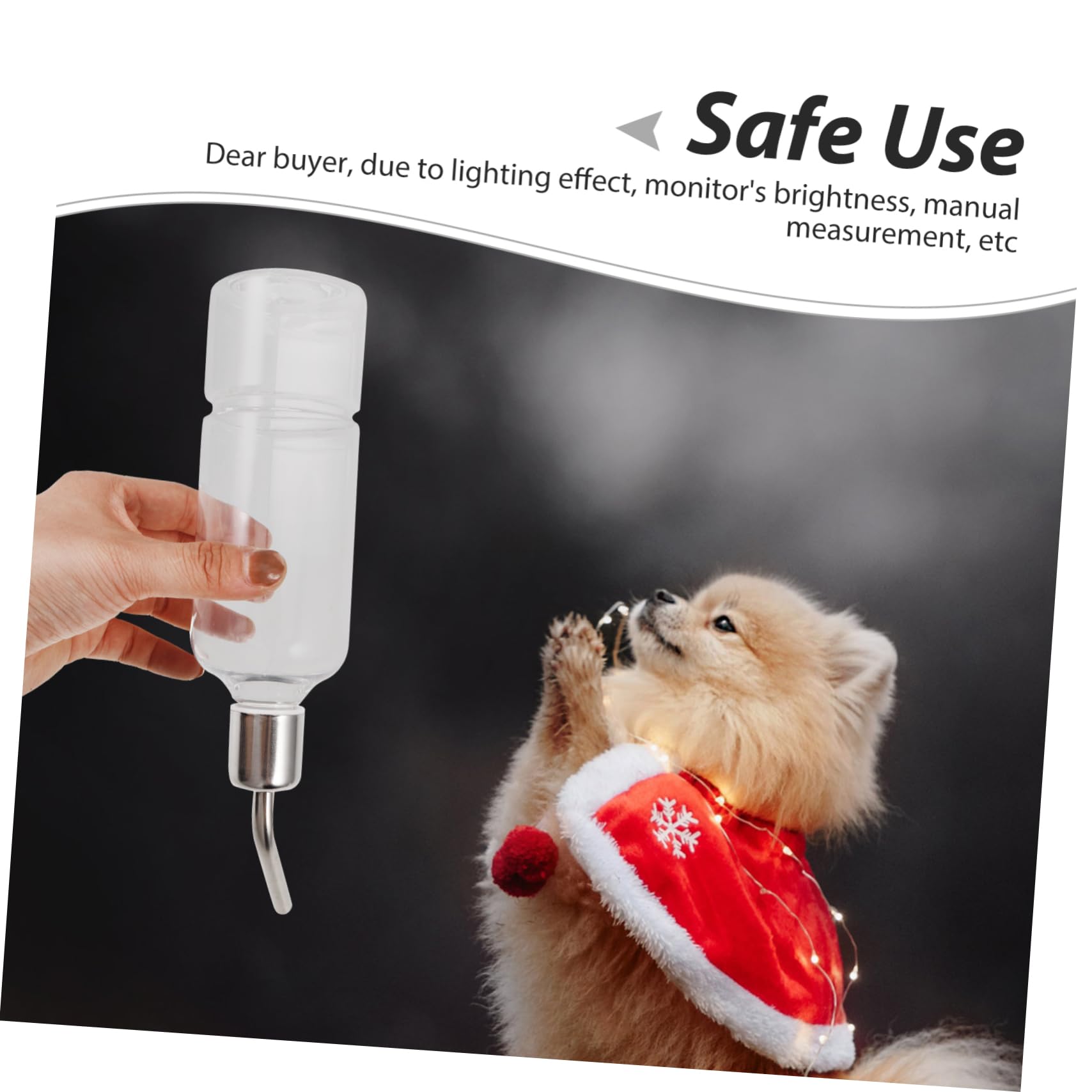 Automatic Pet Water Dispenser - Hanging Water Bottle for Dogs & Cats - Leak-Proof Automatic Feeder for Cages & Travel - Essential Pet Supplies for Home, Office & Outdoor Use