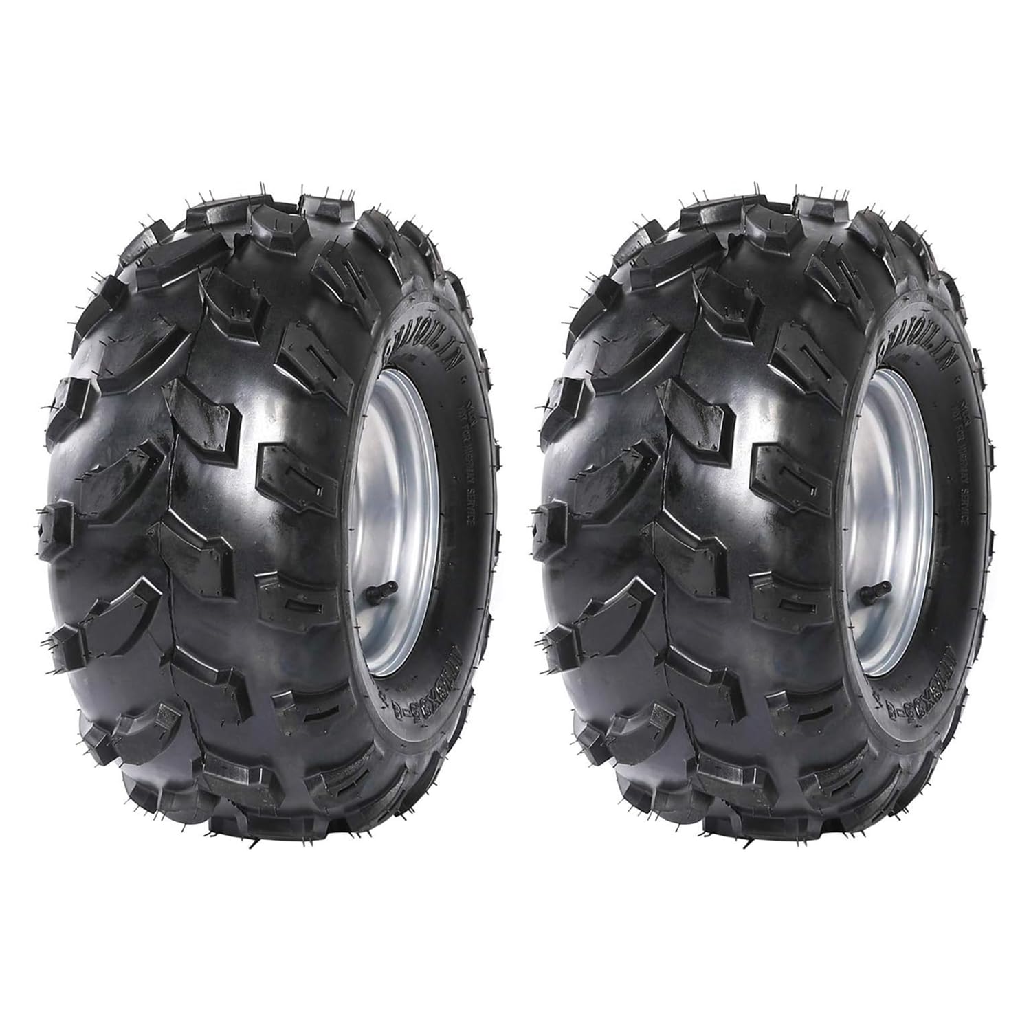 GAOMON 18x7-8 ATV Tires - 4PR All Terrain Tubeless Tires for ATV/UTV - Heavy Duty Off-Road Performance for Trail, Sand & Mud (Set of 2) - Perfect for Hunting, Farm Work & Outdoor Adventures