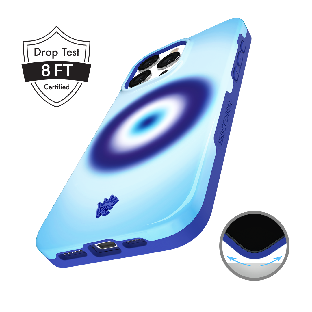 Evil Eye Protection iPhone Case - Stylish & Durable Phone Cover for iPhone 13/14/15 - Perfect for Travel, Daily Use & Spiritual Protection