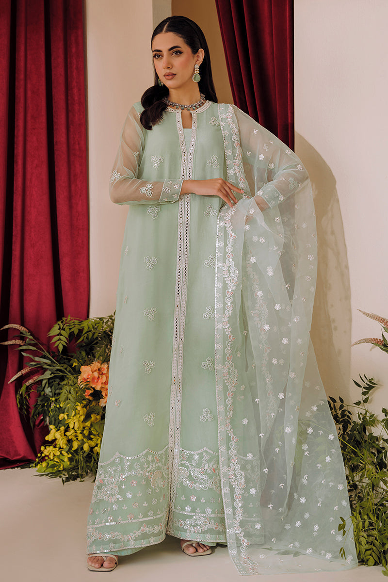 Stylish MINTY GLAZE 2-Piece Outfit (Top & Scarf) - Perfect for Casual Wear, Parties, and Festive Occasions
