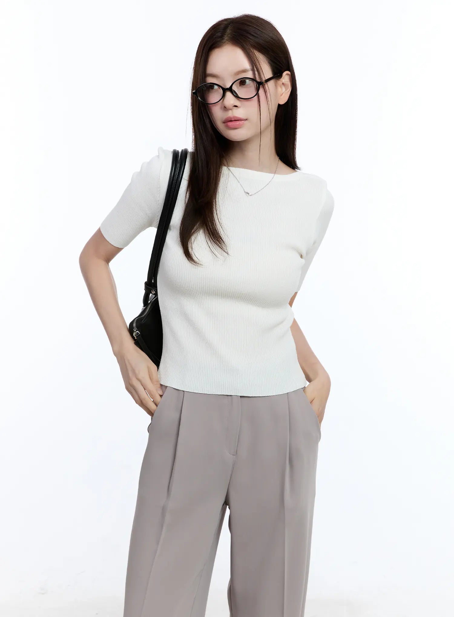 Boat Neck Short Sleeve Sweater for Women - Soft Knit Pullover Top CU513 - Perfect for Casual Outfits, Office Wear & Fall Layering