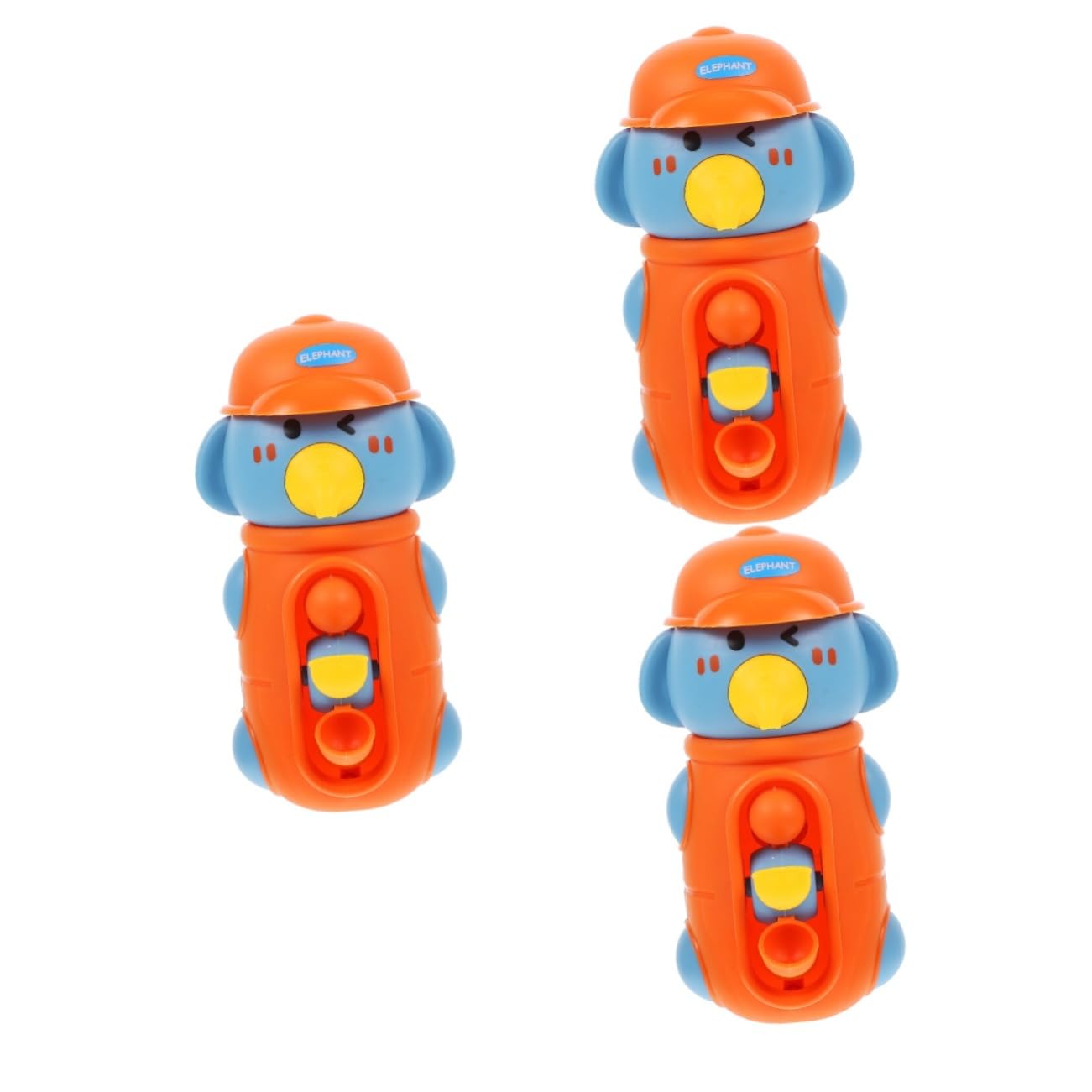 VICASKY 3-Piece Rotating Bath Toy Set for Kids - Fun Water Play Bathtub Toys with Splash Action - Durable Plastic Bath Time Toys for Toddlers & Infants - Perfect for Bathtime Fun, Sensory Play & Early Learning Development