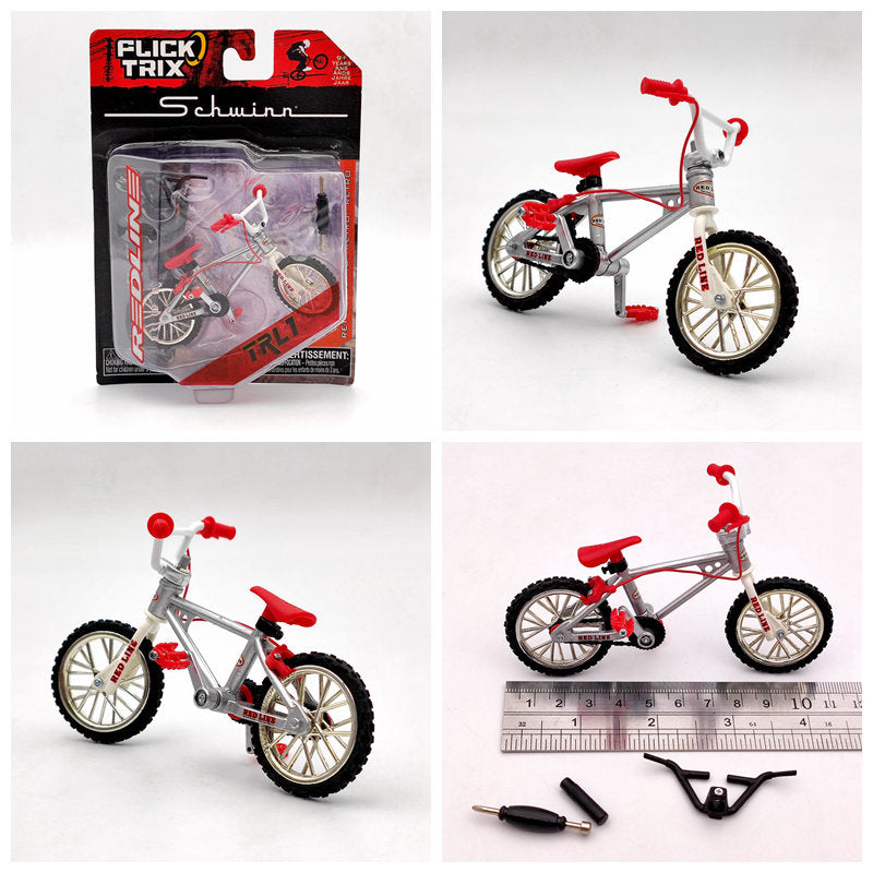 Premium Diecast Finger Bike FLICK TRIX - Miniature BMX Toy Bicycle Model for Kids & Collectors - Perfect Gift for Birthday, Party Favors & Desk Decor