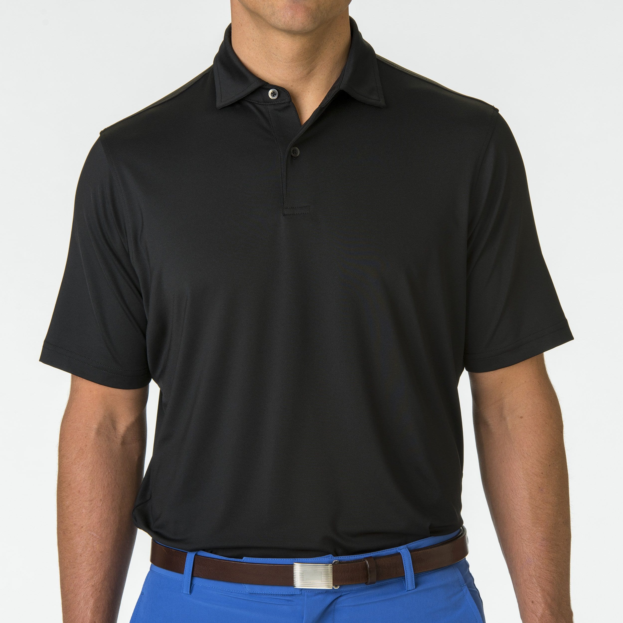 USA Tournament Solid Tech Jersey Polo - Breathable Performance Polo Shirt for Men & Women - Perfect for Golf, Tennis & Casual Wear