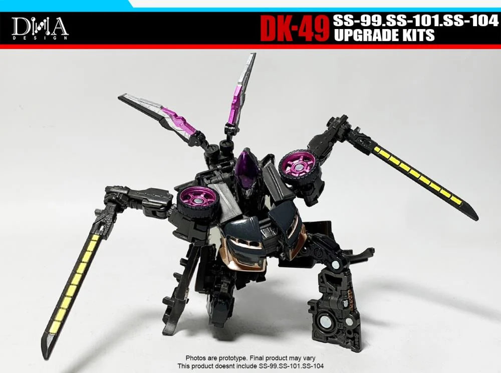 DNA Design DK 49 Upgrade Kit for SS Battletrap, Nightbird & Scourge - Transformers Toy Accessories for Enhanced Display & Customization - Perfect for Collectors & Action Figure Enthusiasts