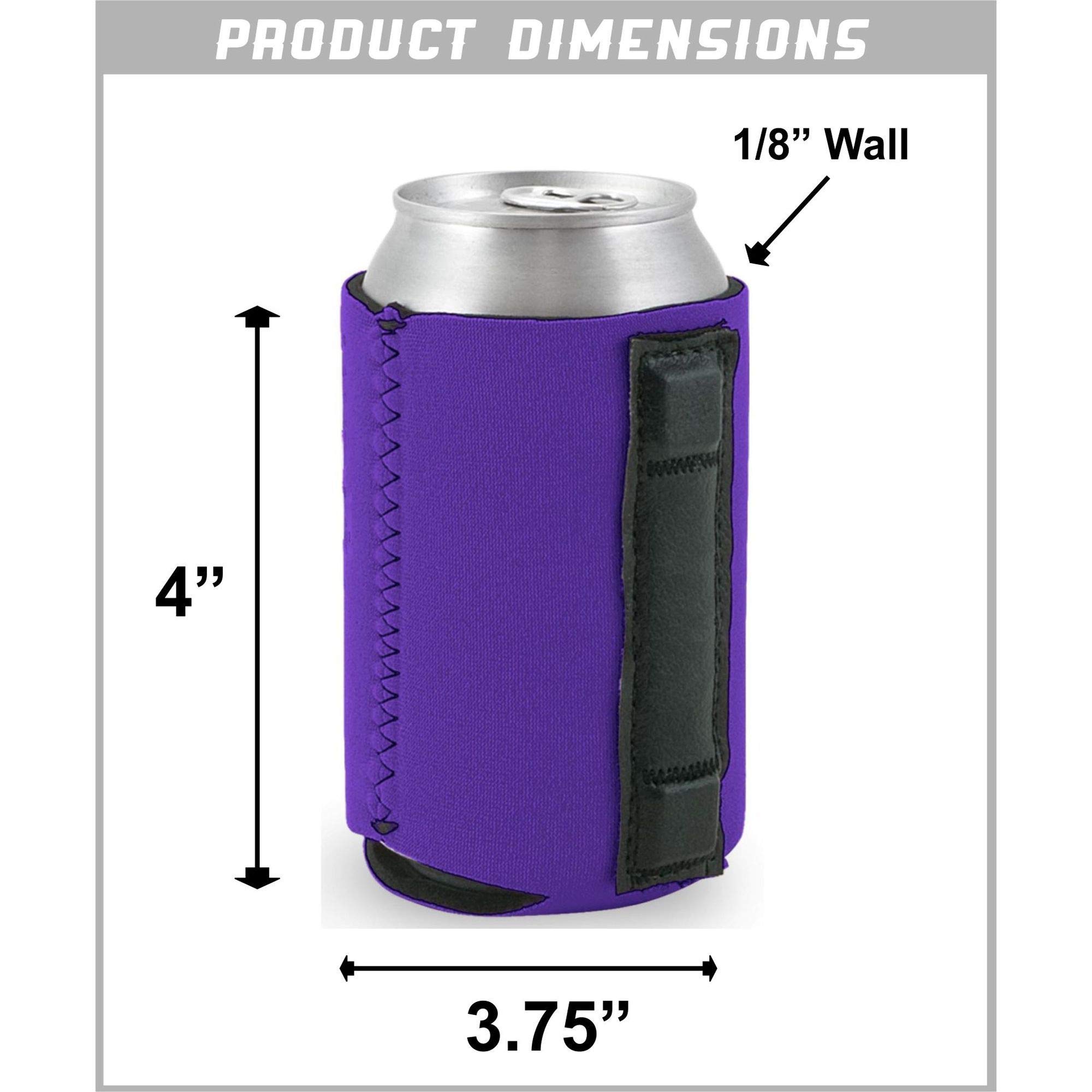 Black Magnetic Can Cooler for Beer - Keep Your Drink Cold & Fresh | Perfect for Parties, BBQs, and Outdoor Events