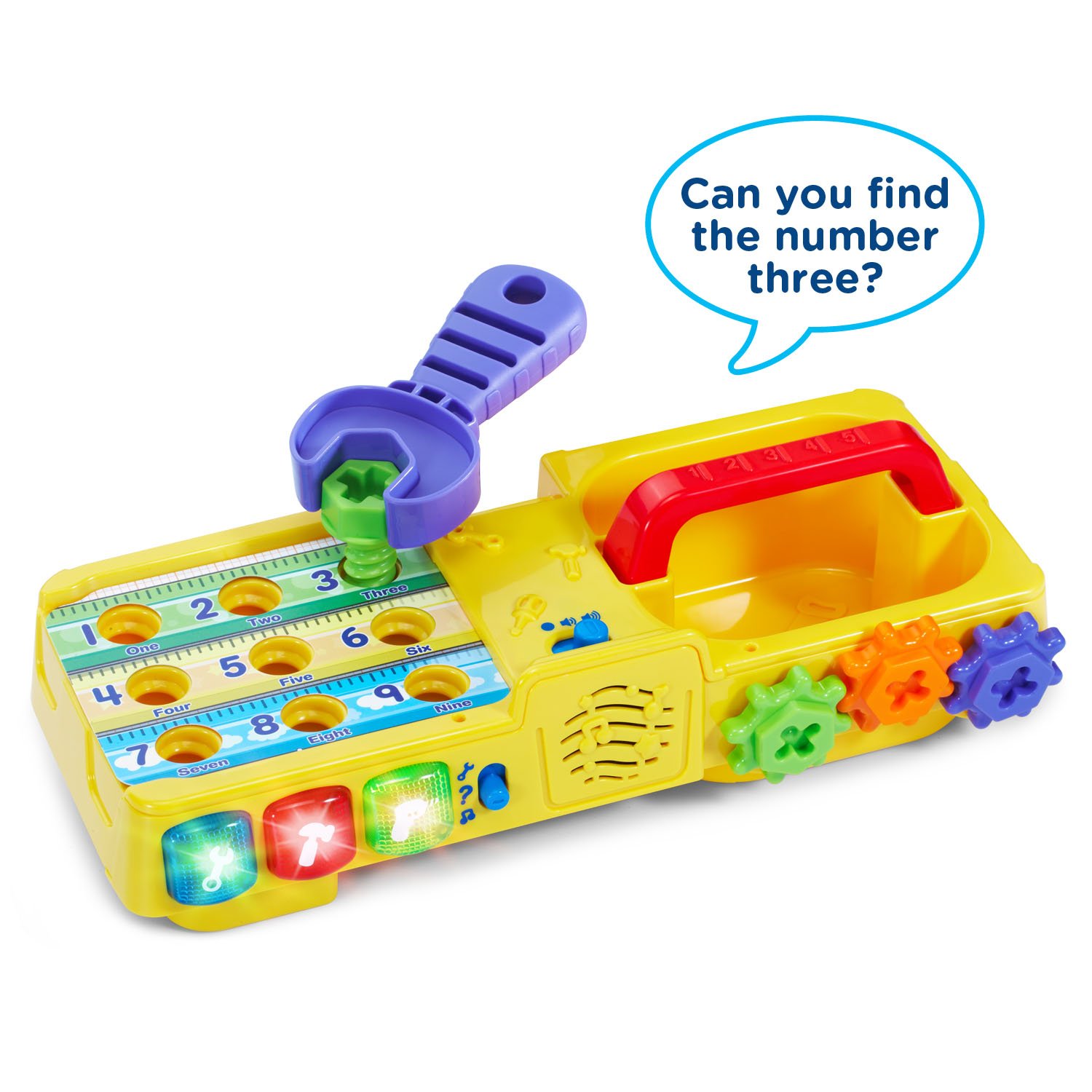 VTech Drill and Learn Toolbox - Interactive Learning Toy for Kids | STEM Educational Construction Playset for Toddlers | Perfect for Pretend Play, Hand-Eye Coordination & Early Development