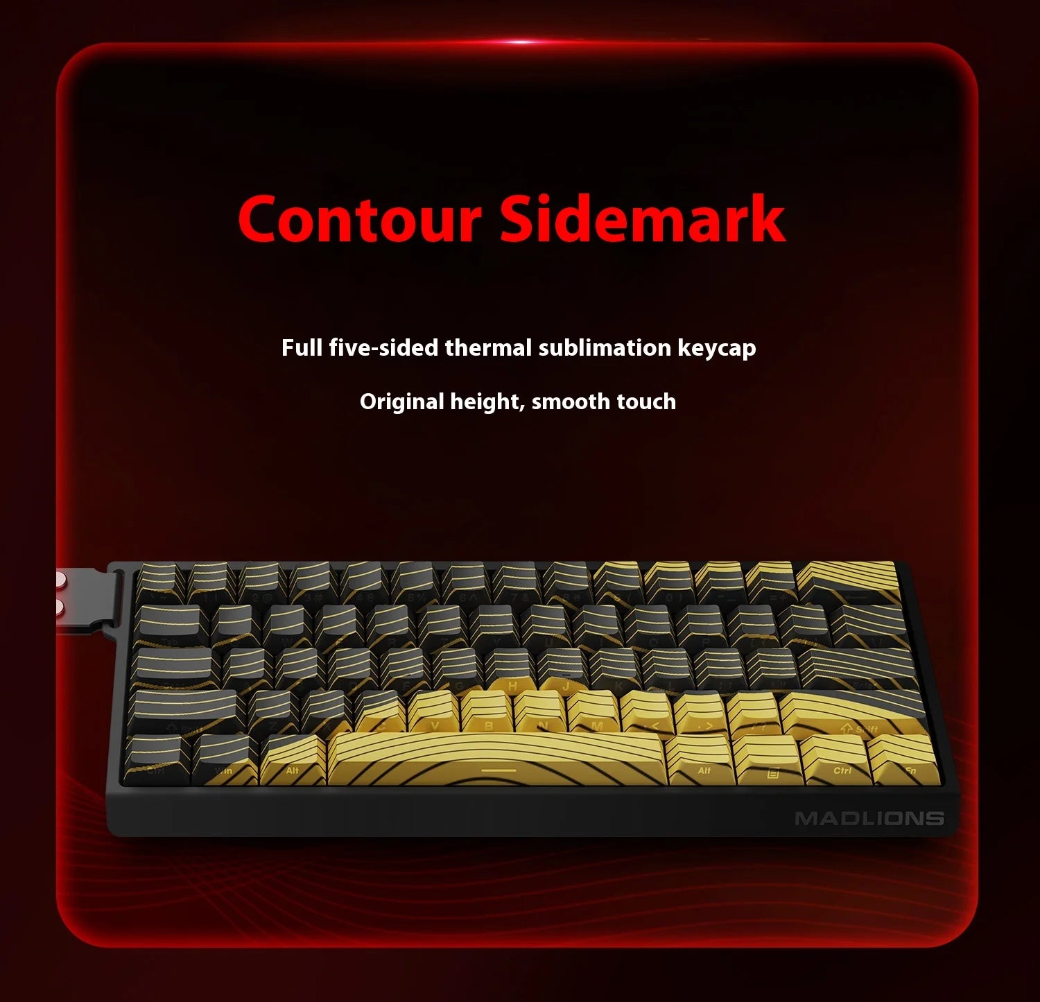 MADLIONS MAD60HE Hall Effect Rapid Trigger Mechanical Gaming Keyboard - 60% Compact Wired RGB Backlit for PC, Mac, PS5 - Perfect for FPS, MOBA & Competitive Esports Gaming
